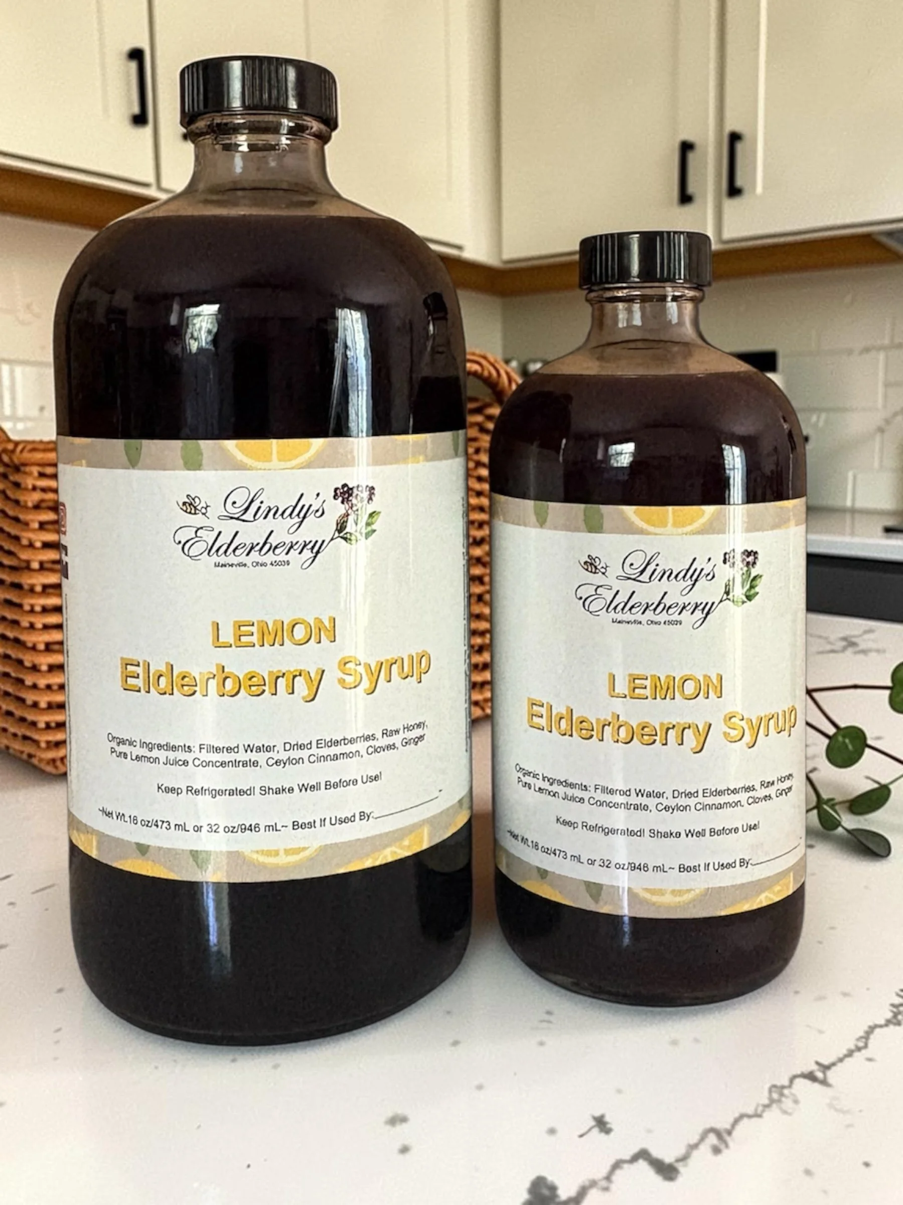 Lemon Elderberry Syrup