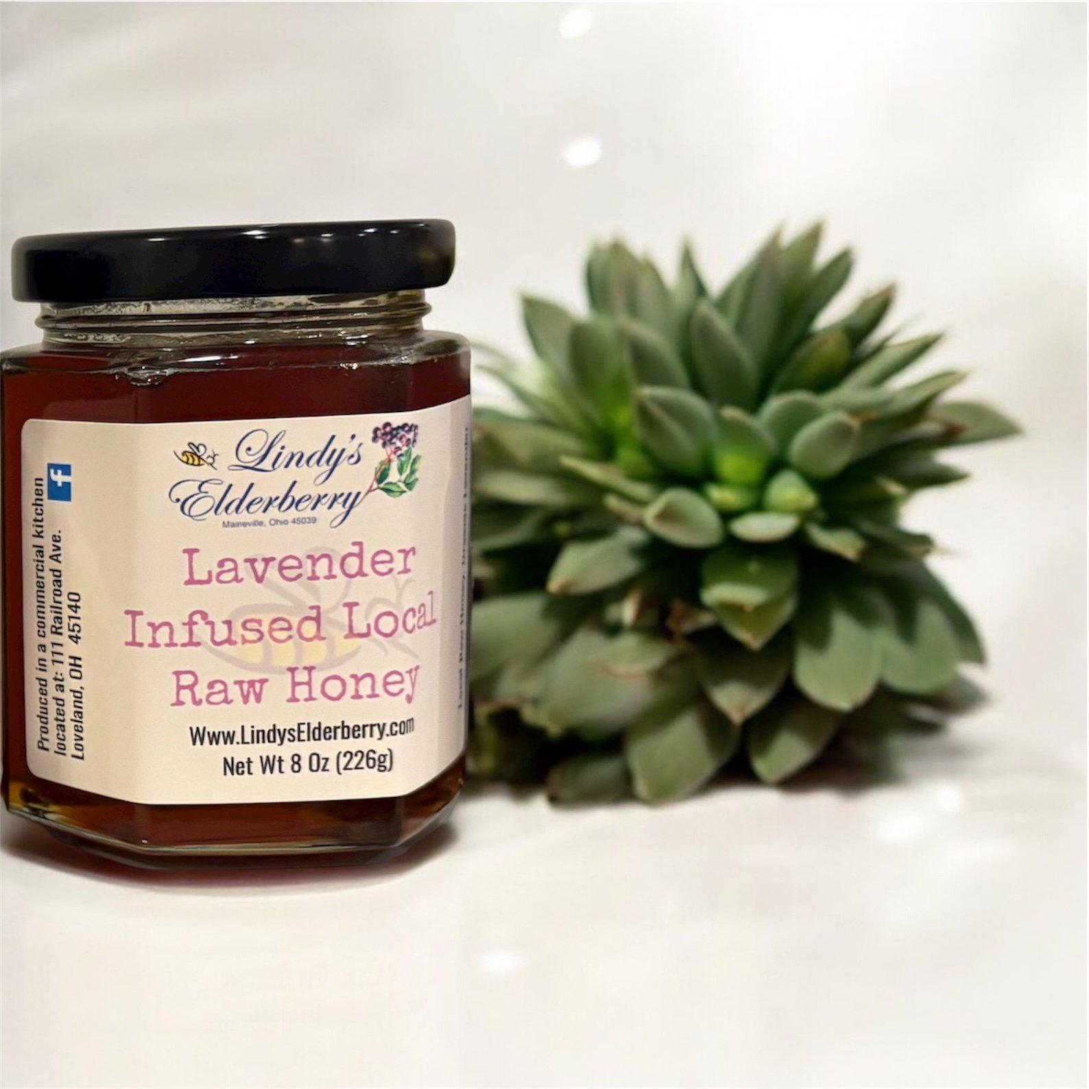 Lavender Infused Local Raw Honey