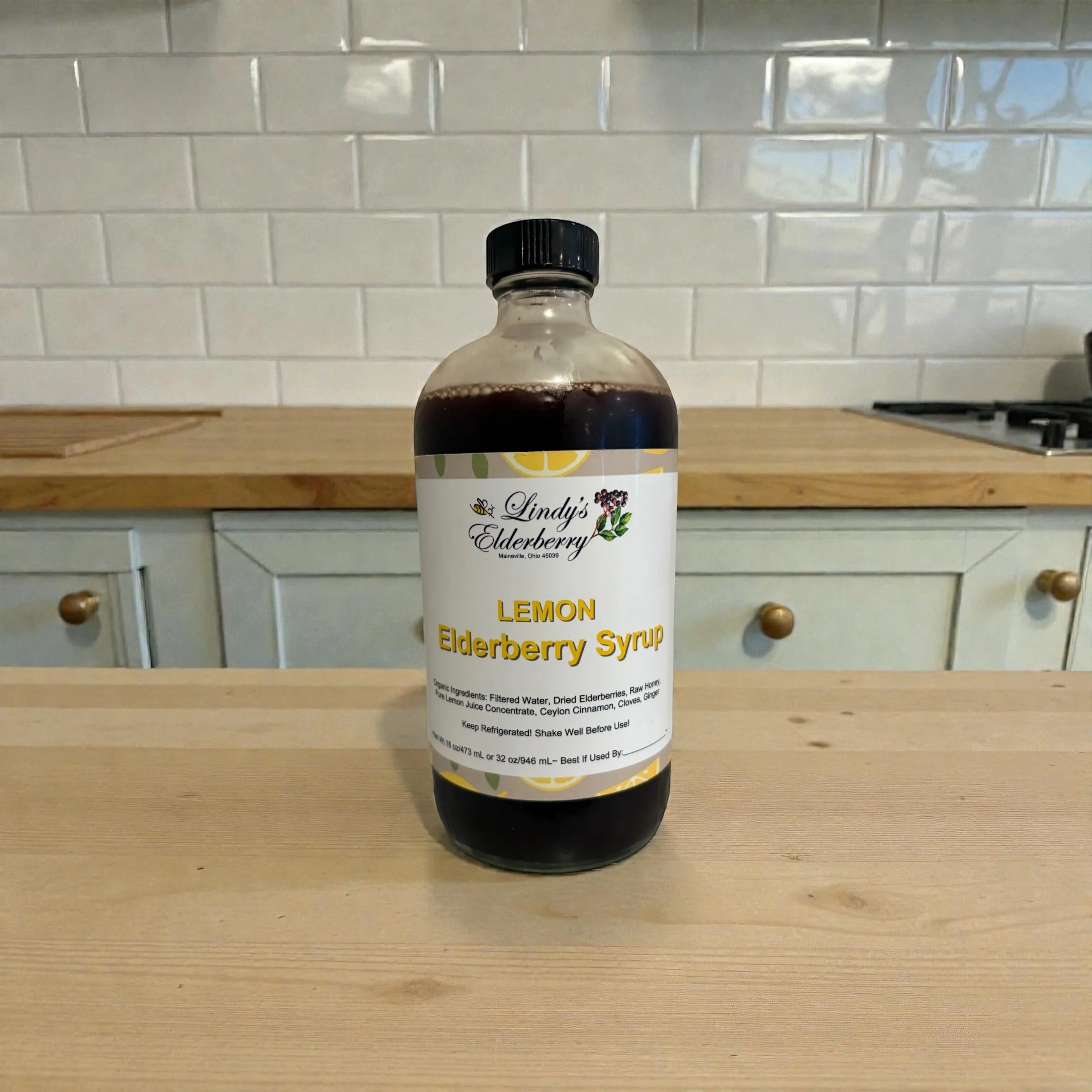 Lemon Elderberry Syrup