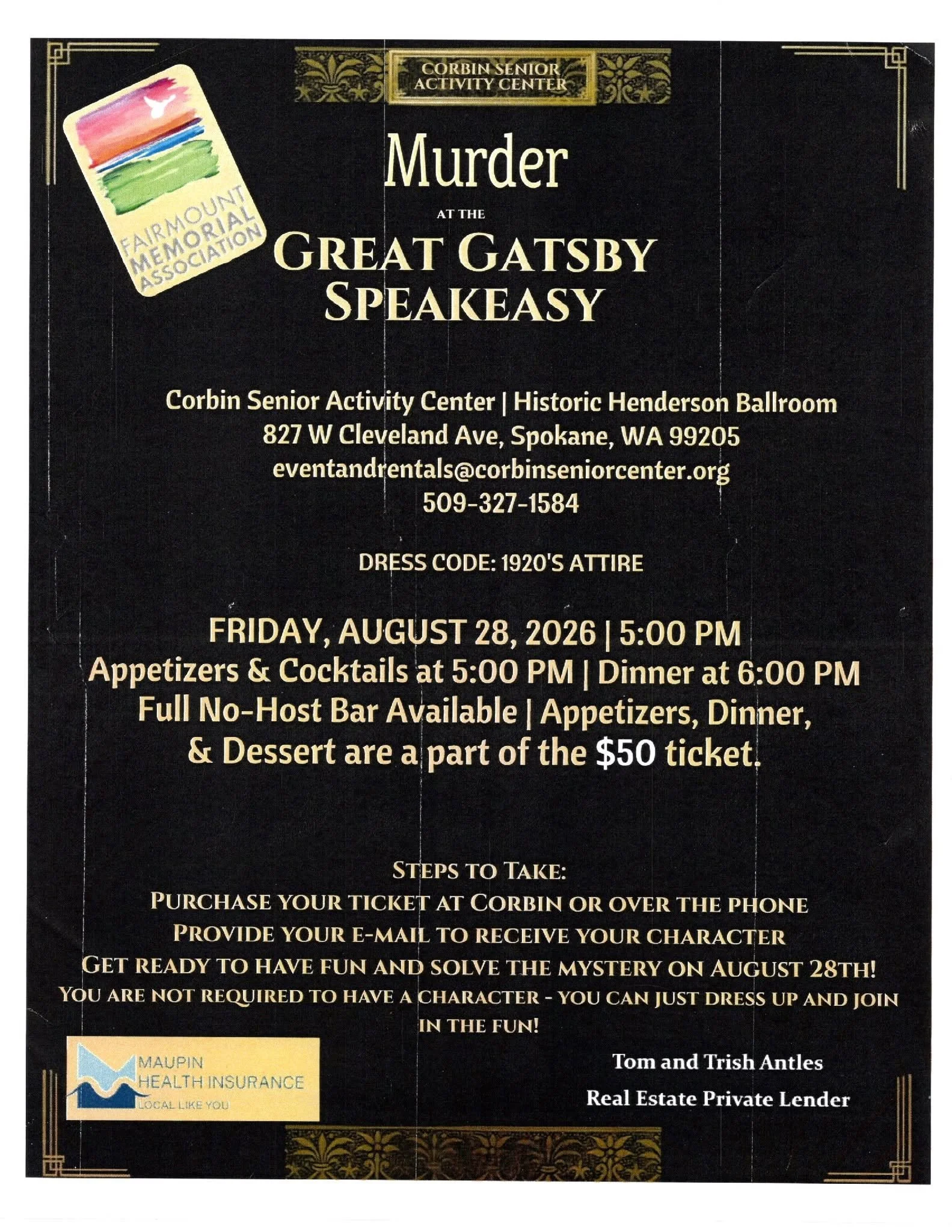 Murder at The Great Gatsby Speakeasy