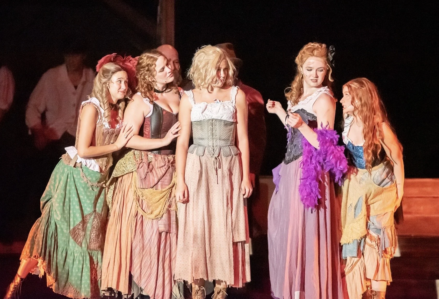 Ensemble in Les Miserables at the Historic Savannah Theatre