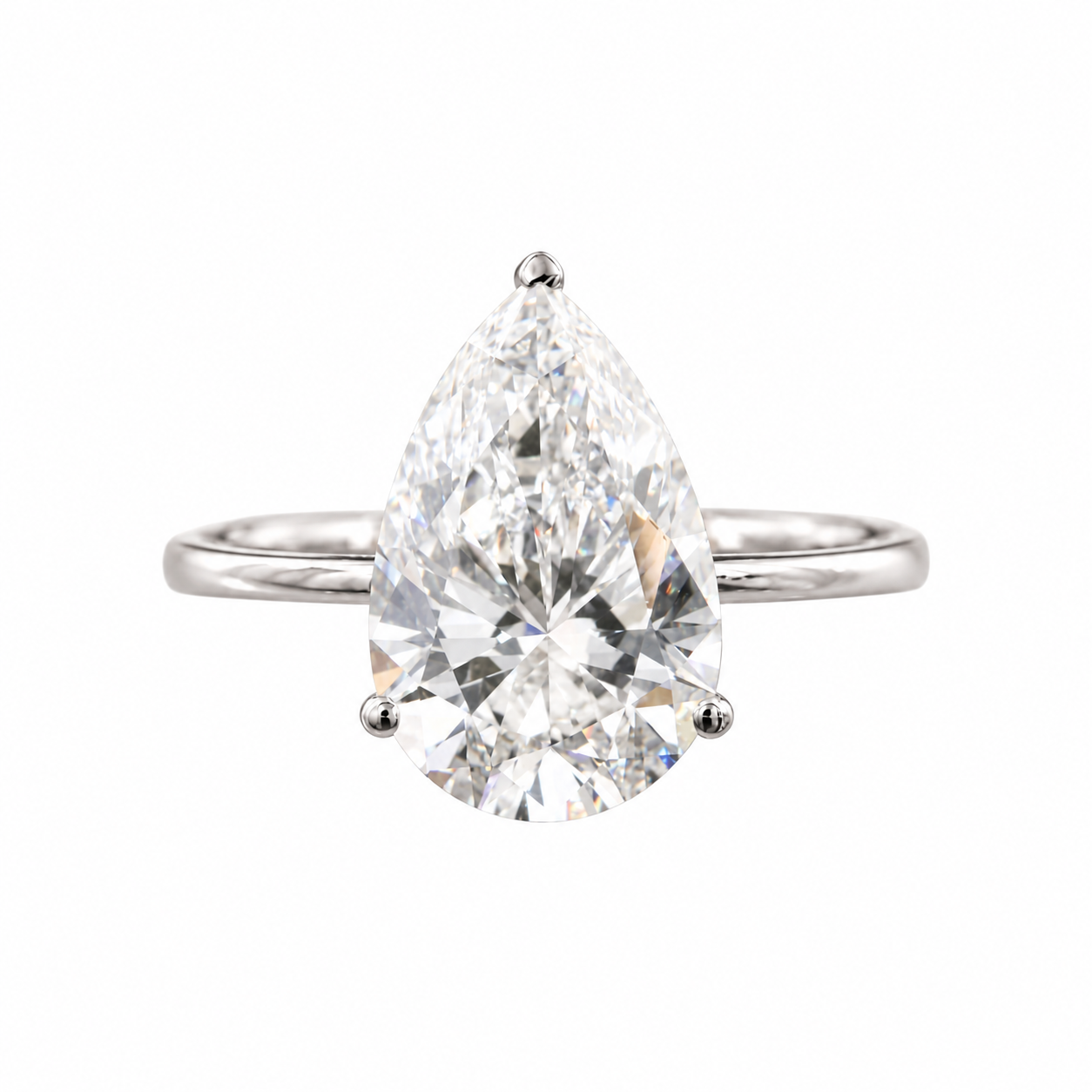 Lab Grown 3.06 ct Pear