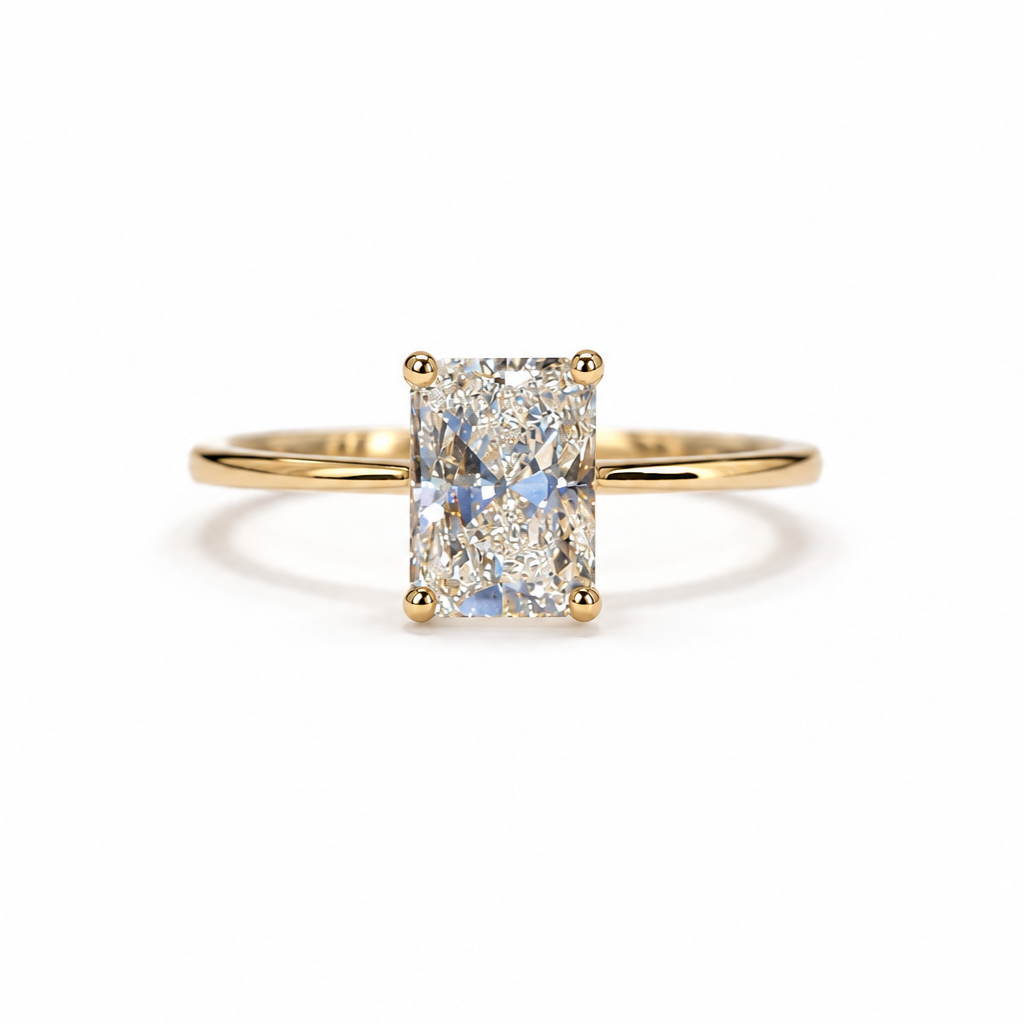 Lab Grown 1.59 ct Radiant