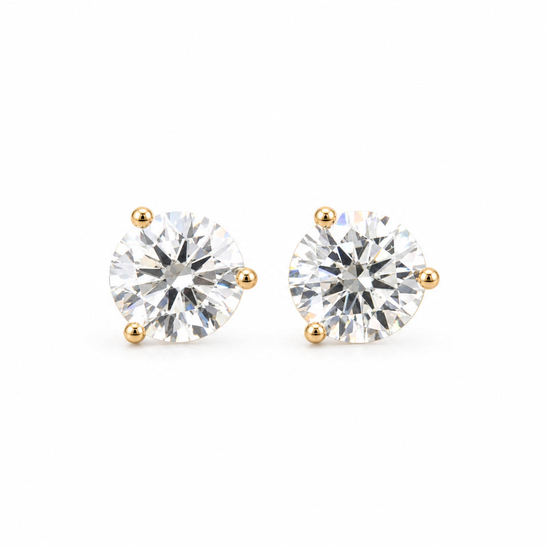 Lab Grown 4.00 ctw Earrings