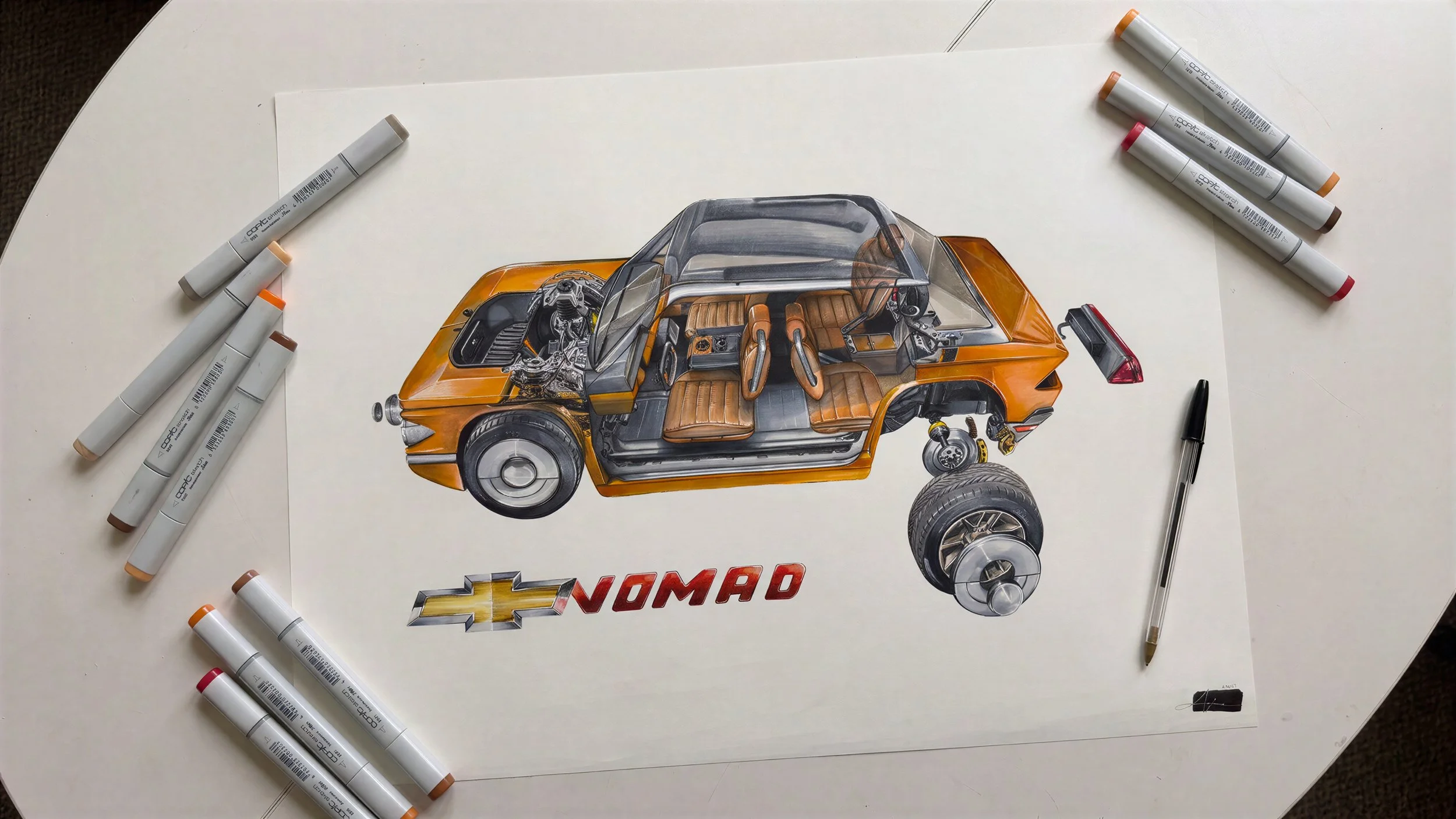 Final Interior Concept Sketches
