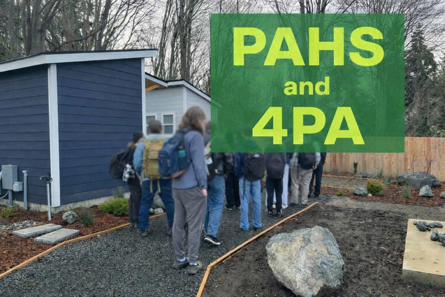 We couldn't be more thrilled to officially announce this partnership on TINY HOME TUESDAY.

The students of the PAHS Core Plus Construction program will helping build one of our next tiny homes! They've been studying the plans, completed the site vis