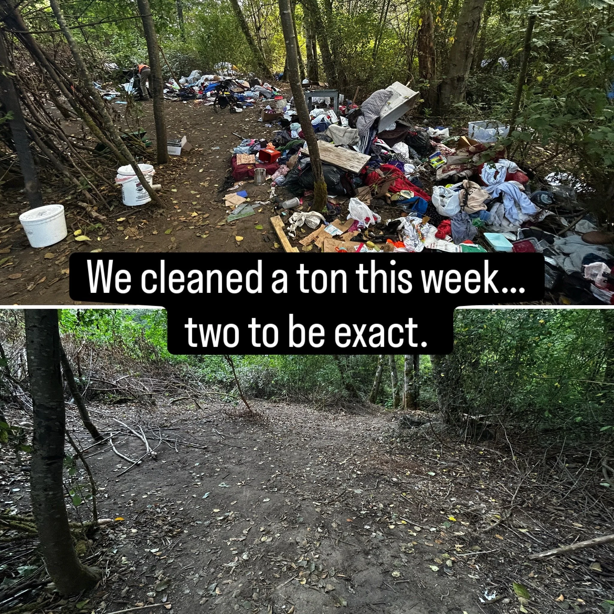 Onward we march with our mission in mind. A clean and safe community for all🌿