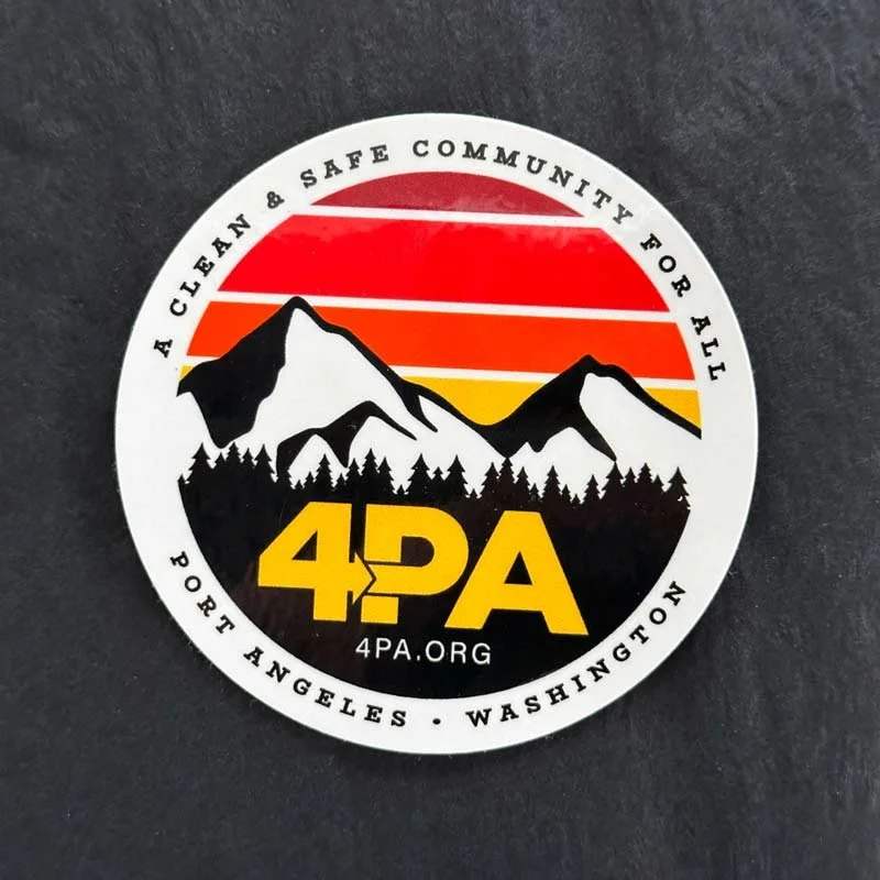 4PA Circle Sticker