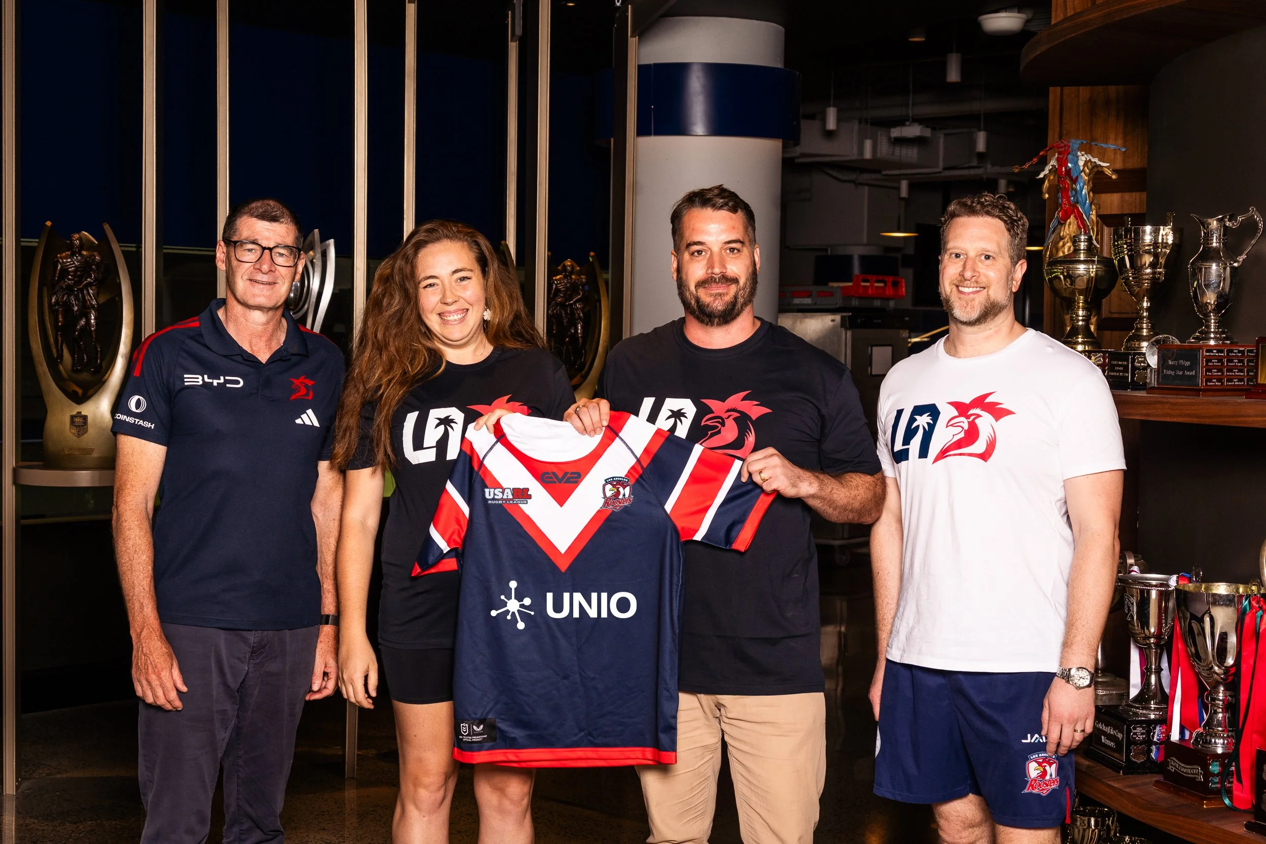 LA ROOSTERS WELCOME UNIO GLOBAL AS MAJOR SPONSOR