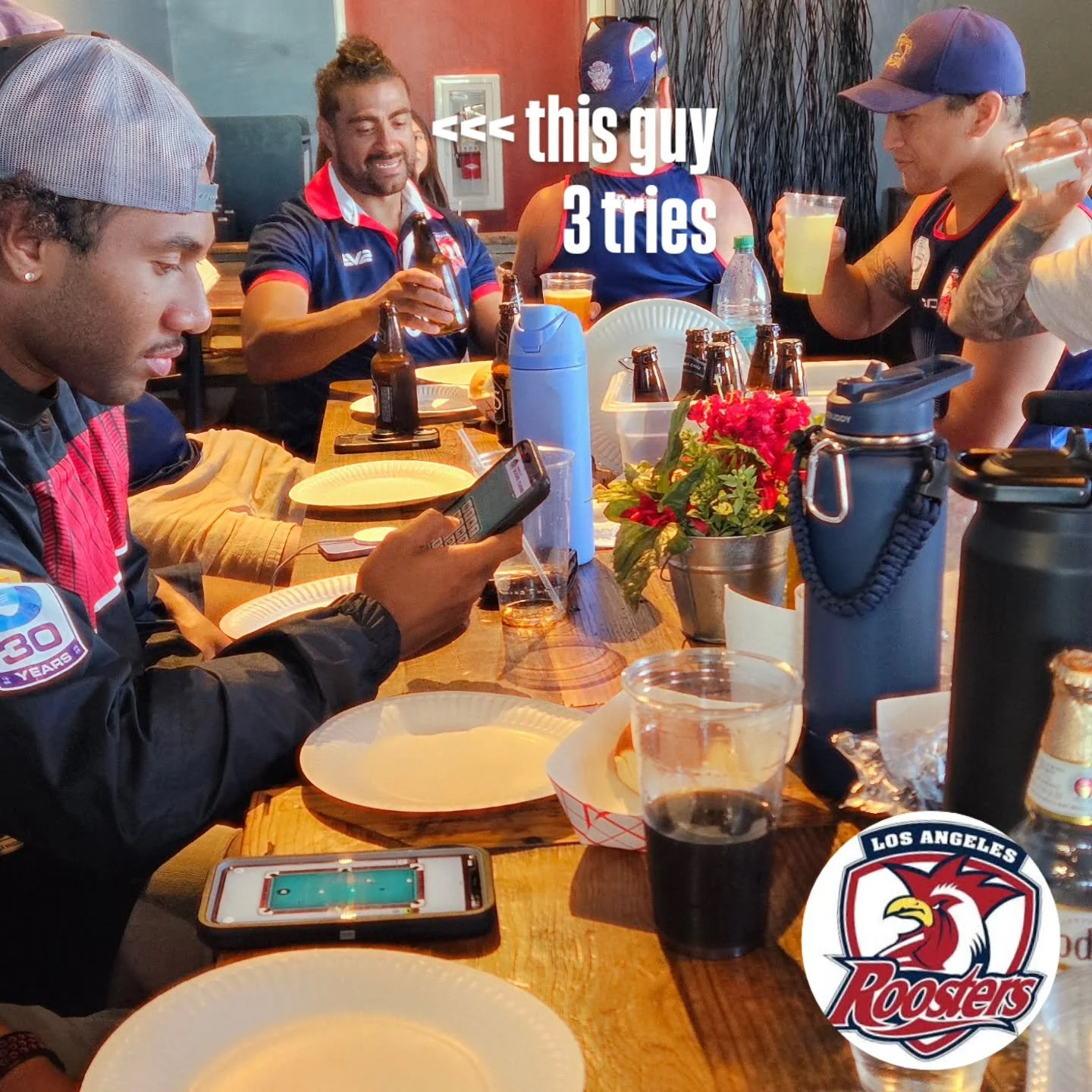 Celebrating @my_endeavor_ with the hat trick today! @rugbyleagueusa #rugbyleagueinamerica #rugbyleague