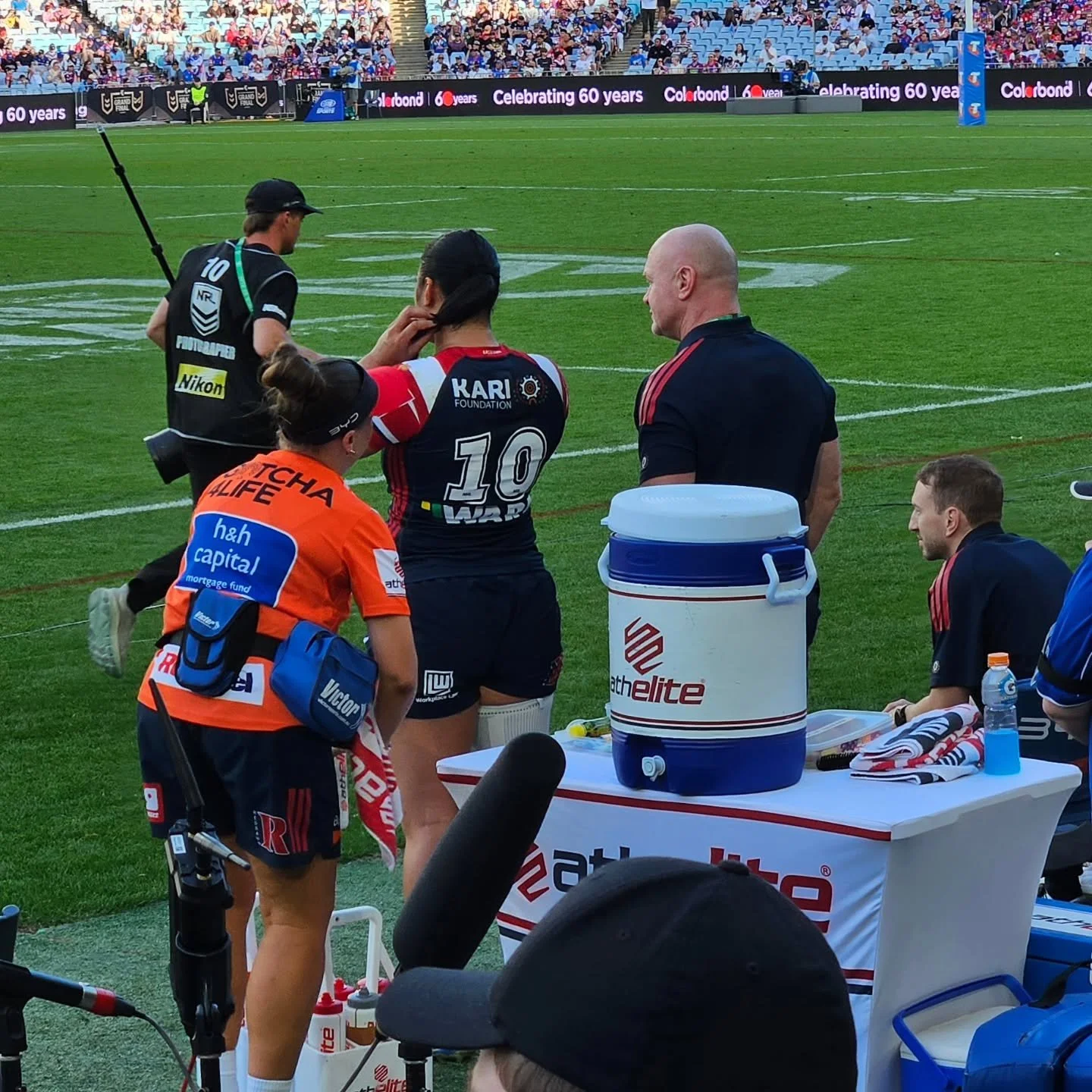 There are only three certainties in life. Death, taxes, and John Strange winning premierships. #nrlw @sydneyroostersnrlw