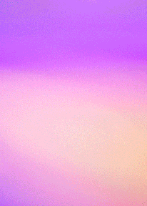 Blurred gradient background in shades of purple, pink, and peach.