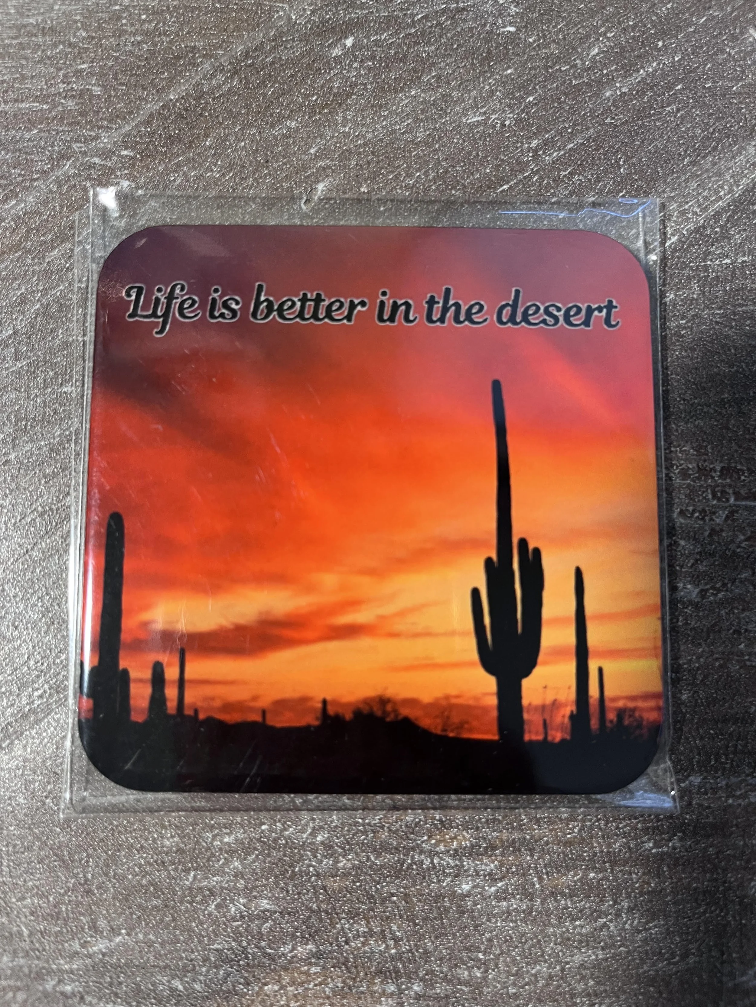 Life is better in the Desert magnet