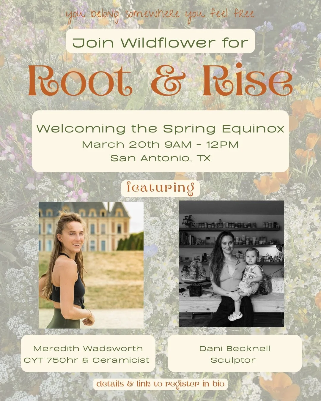 Welcome the Spring Equinox with Wildflower! ☀️🌱🌎

Marking the exact moment when the Sun&rsquo;s path aligns with the Earth&rsquo;s equator casting equal light to both hemispheres - the Equinox has been celebrated for centuries as a signal of Spring