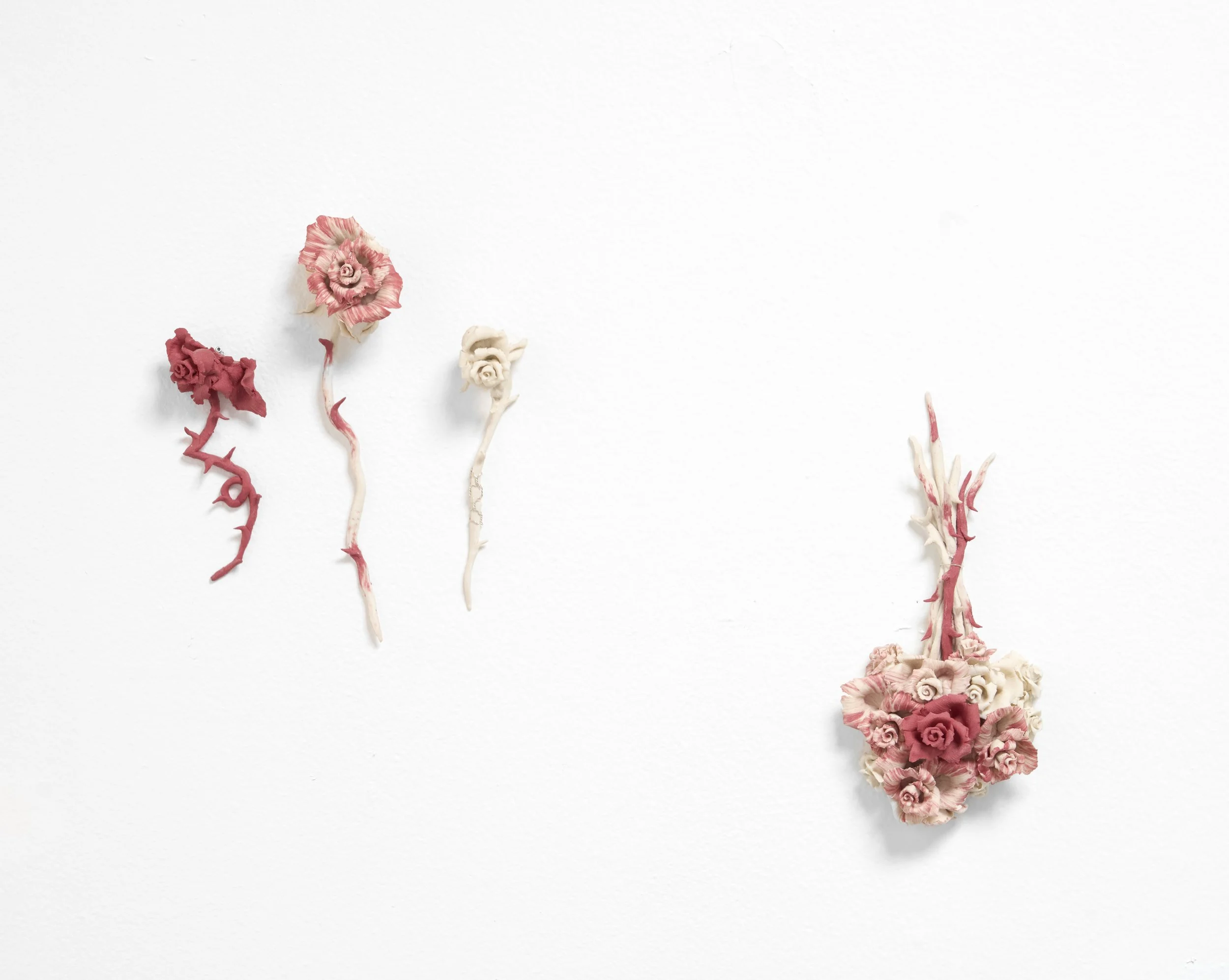 "A Transformation and Bouquet of Change"
porcelain, colored porcelain, 2025