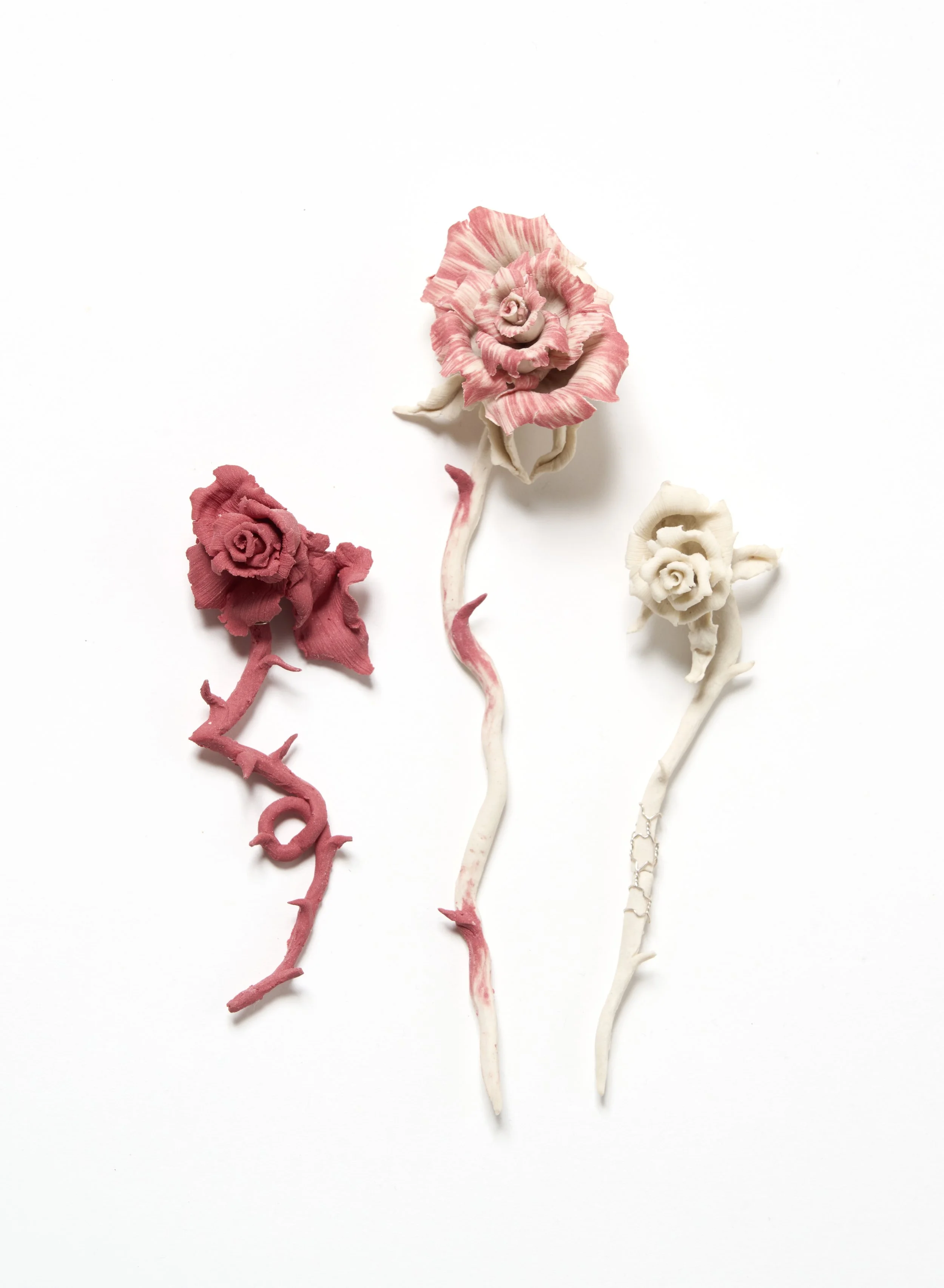 "A Transformation" porcelain, colored porcelain, 2025