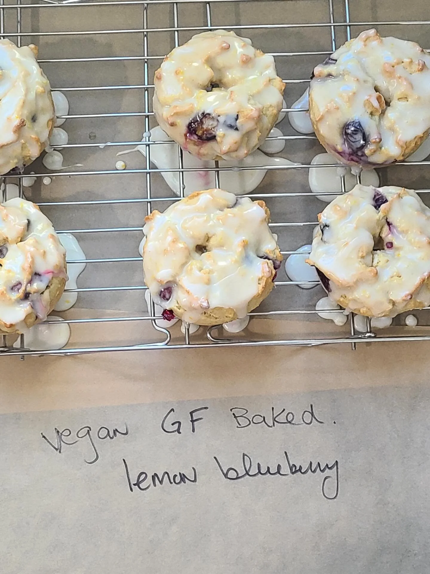 This Sunday we&rsquo;ll have a limited amount of these Vegan Lemon Blueberry doughnuts for individual sale that are specially baked for folks with gluten sensitivities! 🫐🍋

These doughnuts will be available first come, first served (until sold out)
