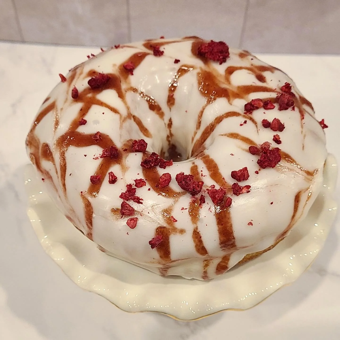 Little preview of our doughnut menu this Saturday! 🍩 Brighten someone&rsquo;s day with a box of some handcrafted goodies this Valentine&rsquo;s! 💌

Four sweet new flavors:
💕 Raspberry Vanilla Brioche
🍫 Chocolate Peanut Butter Brioche
🍒 Cherry Fr