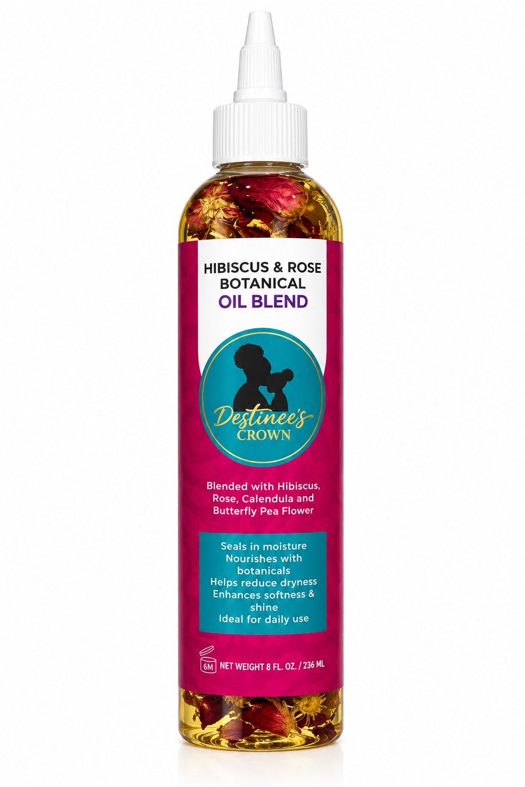 Hibiscus and Rose Botanical Oil Blend