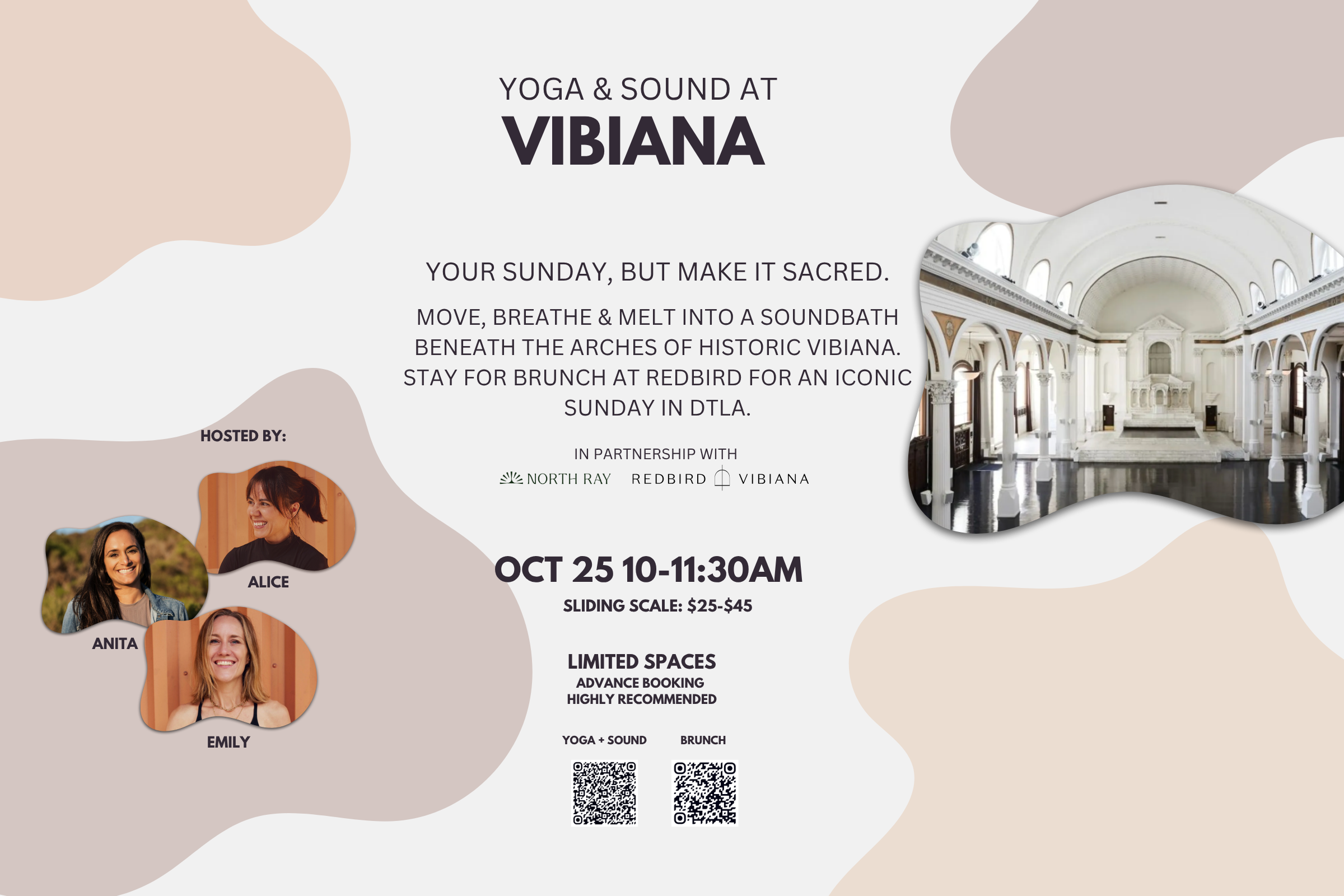 Sunday Reset with Yoga and Sound at Vibiana
