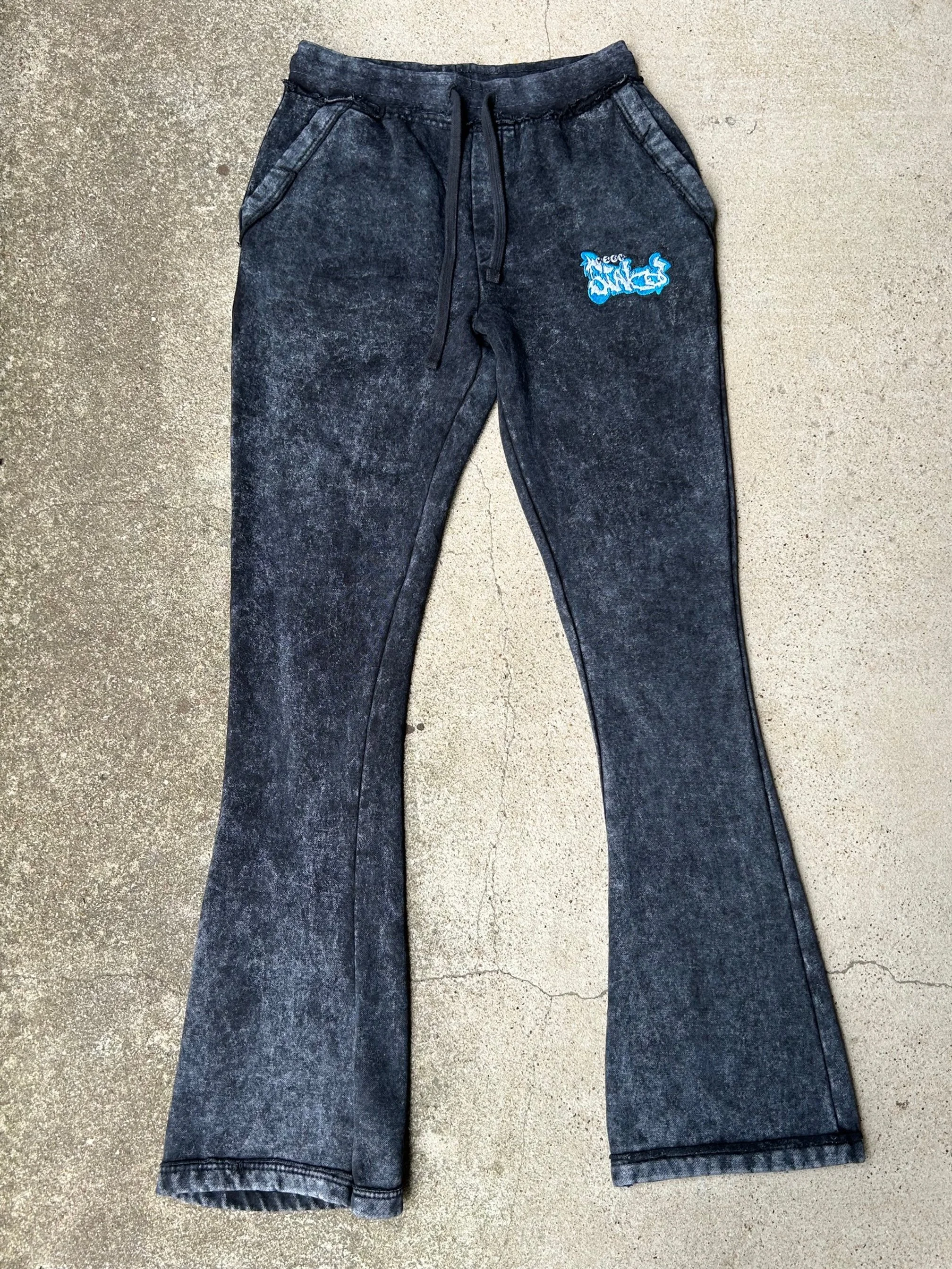 High Stakes Embroidered Logo Flair Sweatpants