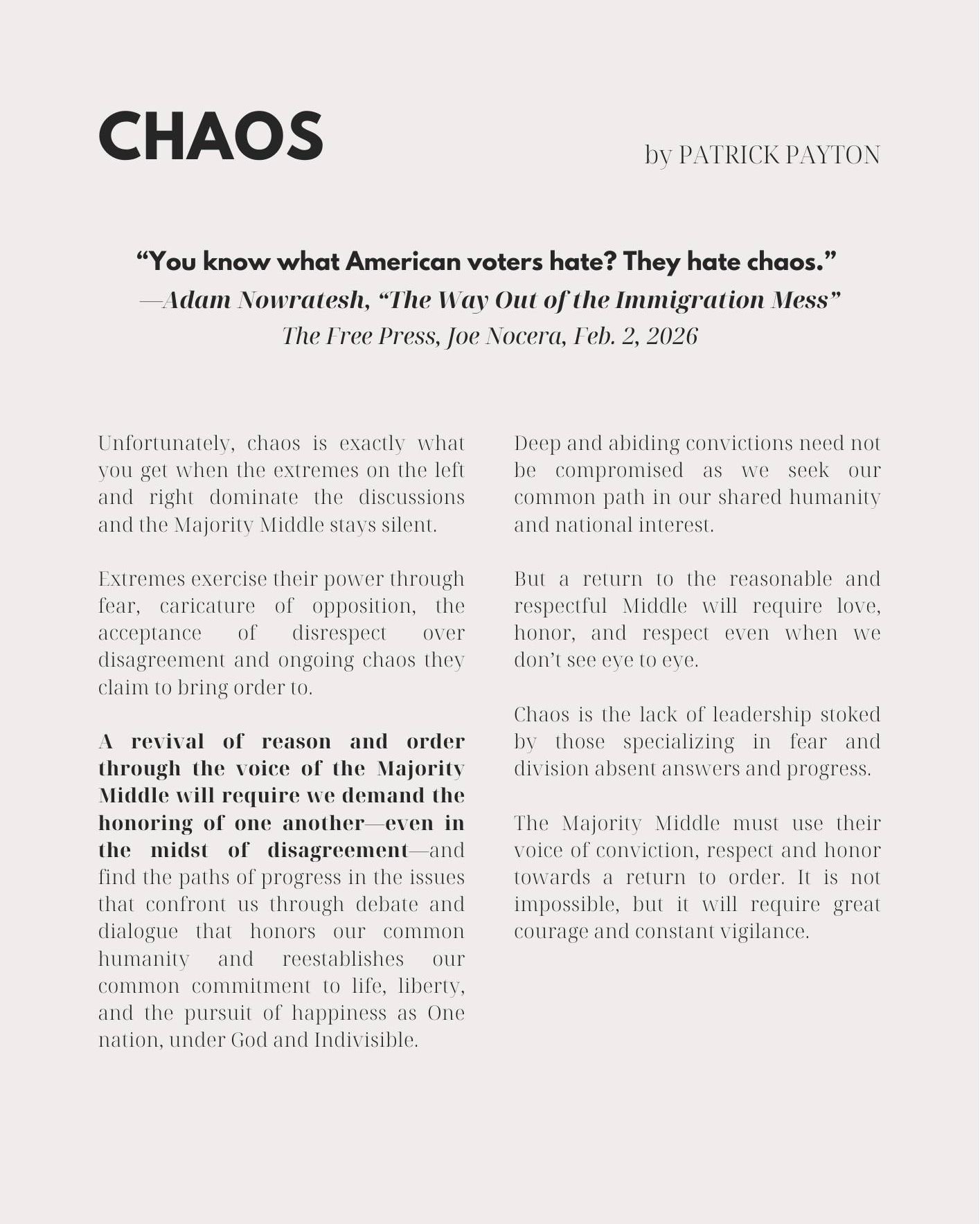 Finding a return to the reasonable middle requires a lot but will yield far greater than the current divide we are sitting in. It will require courage and vigilance and a listening ear. Imagine what it could do in our communities, nation, and world!