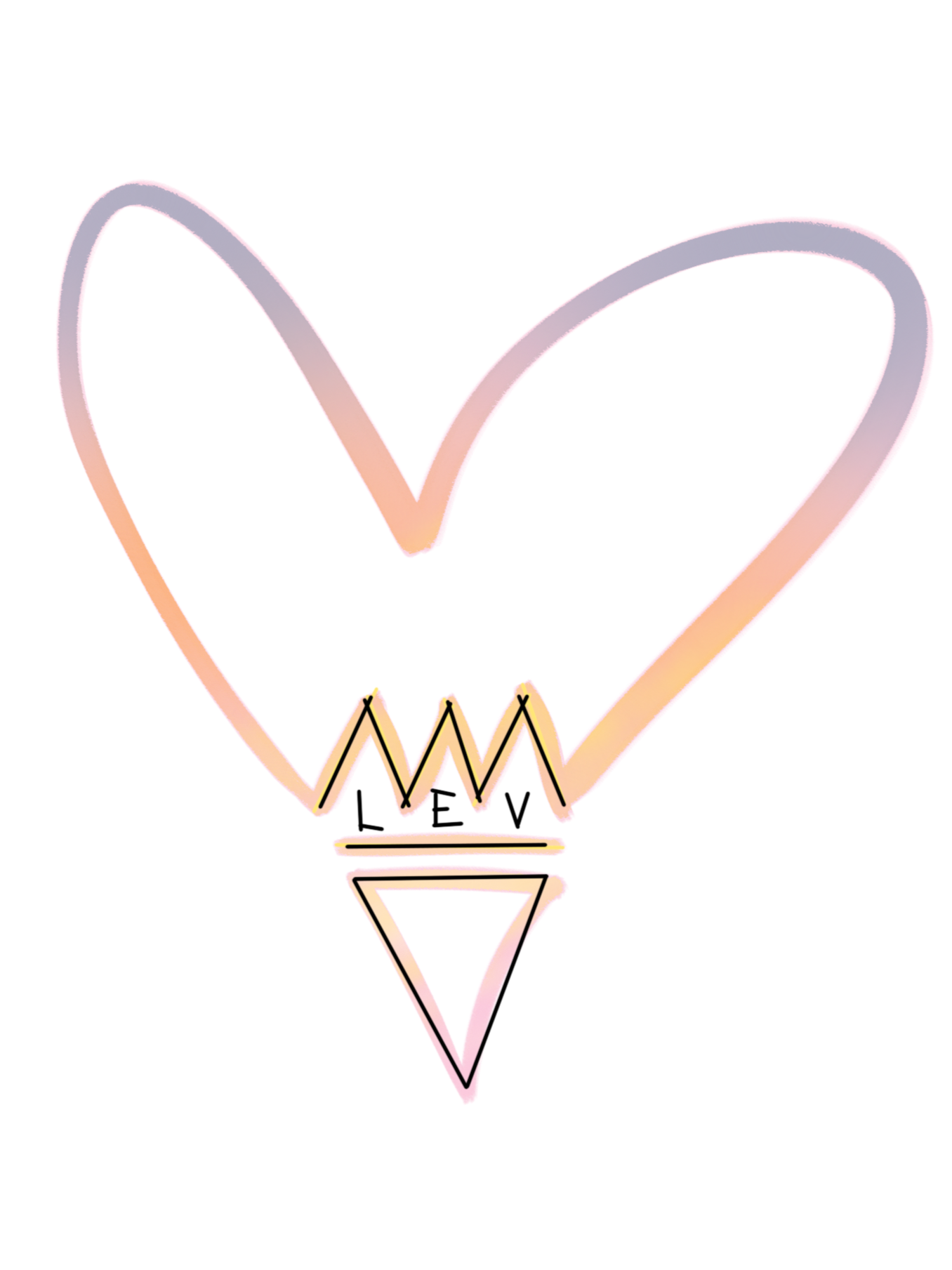 LevProductions heart logo with a stylised heartbeat line representing music and creativity.