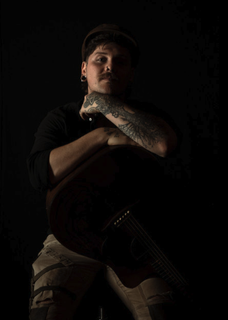 Ben Jansz studio recording acoustic album at LevProductions.