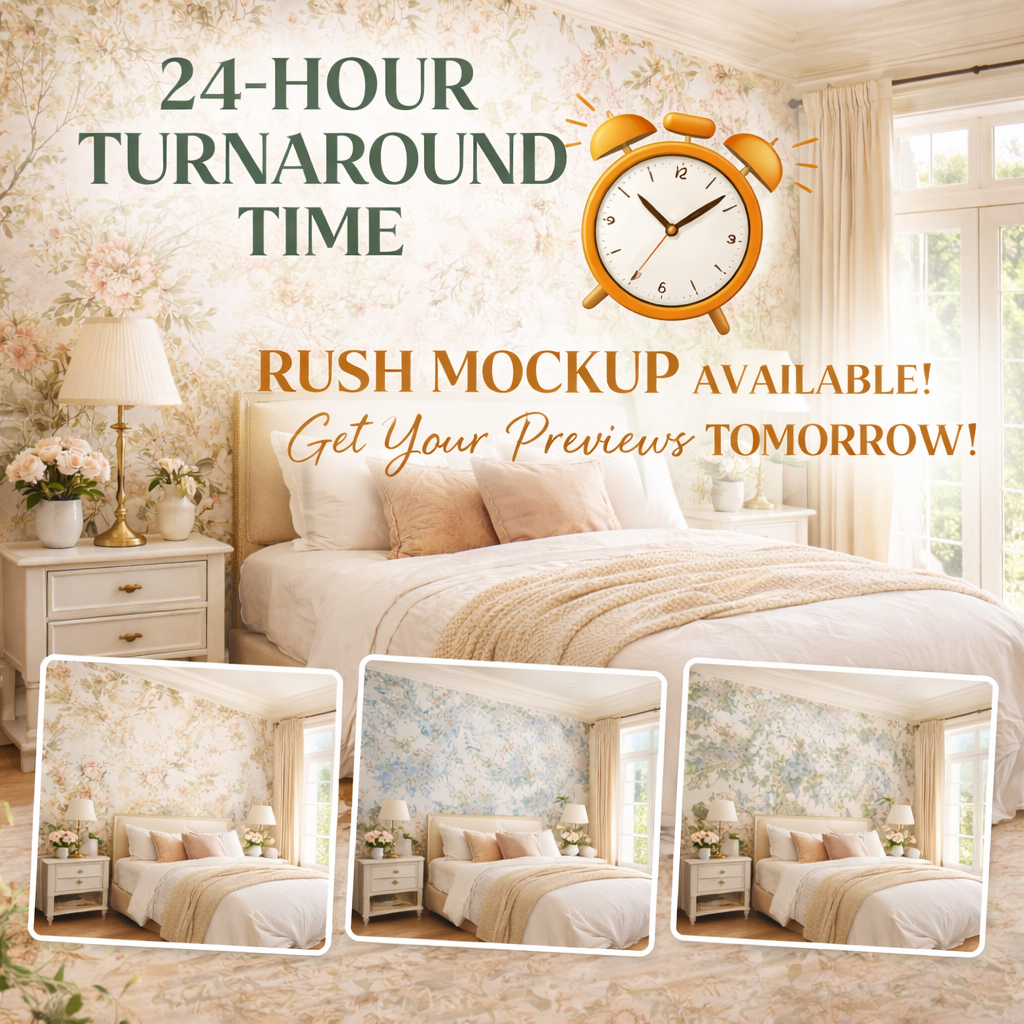 AI Wallpaper Mockup Package (24-Hour Rush)