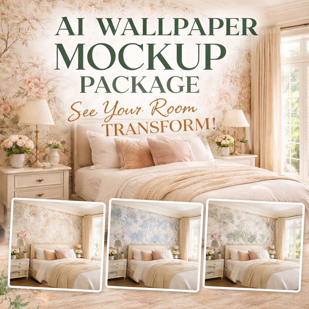 AI Wallpaper Mockup Package