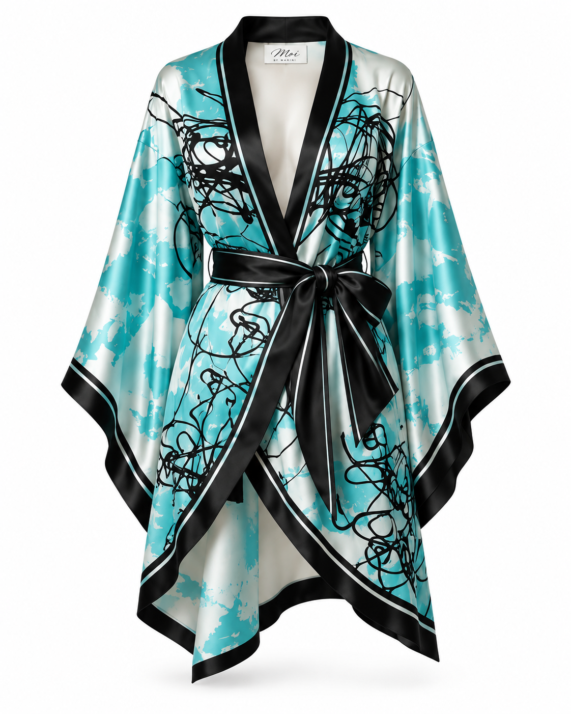 Mindset Silk Art Wrap Robe