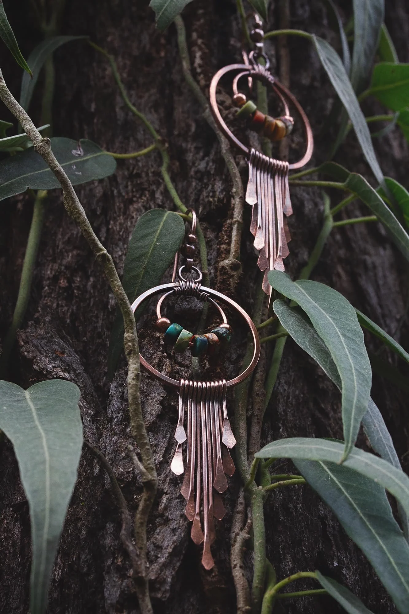 Imperial Jasper Sun earrings