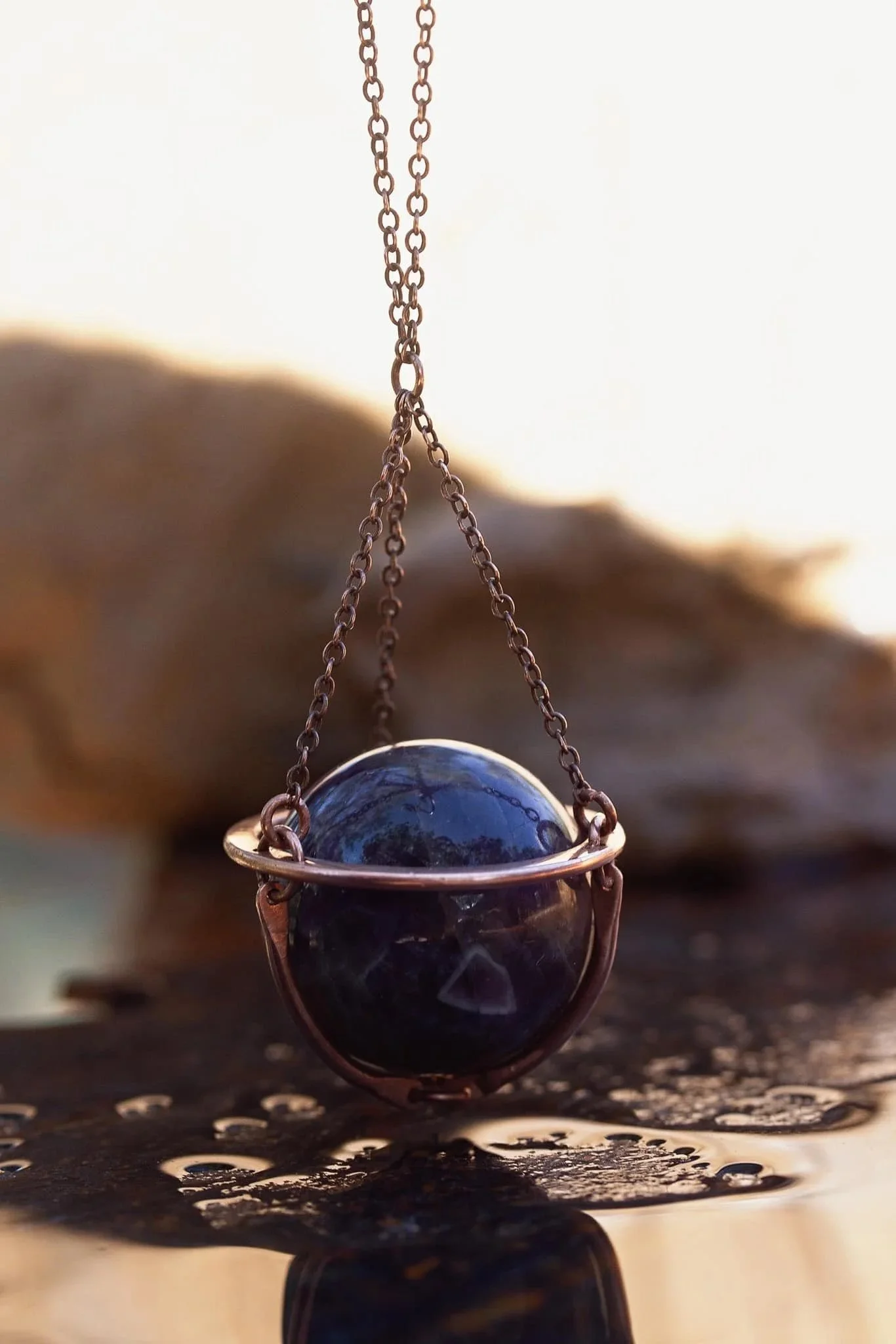 Crystal Orbium Necklace