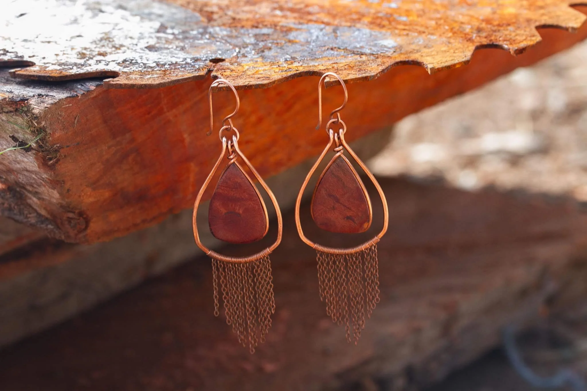 Princess Earrings- Carbon Collection