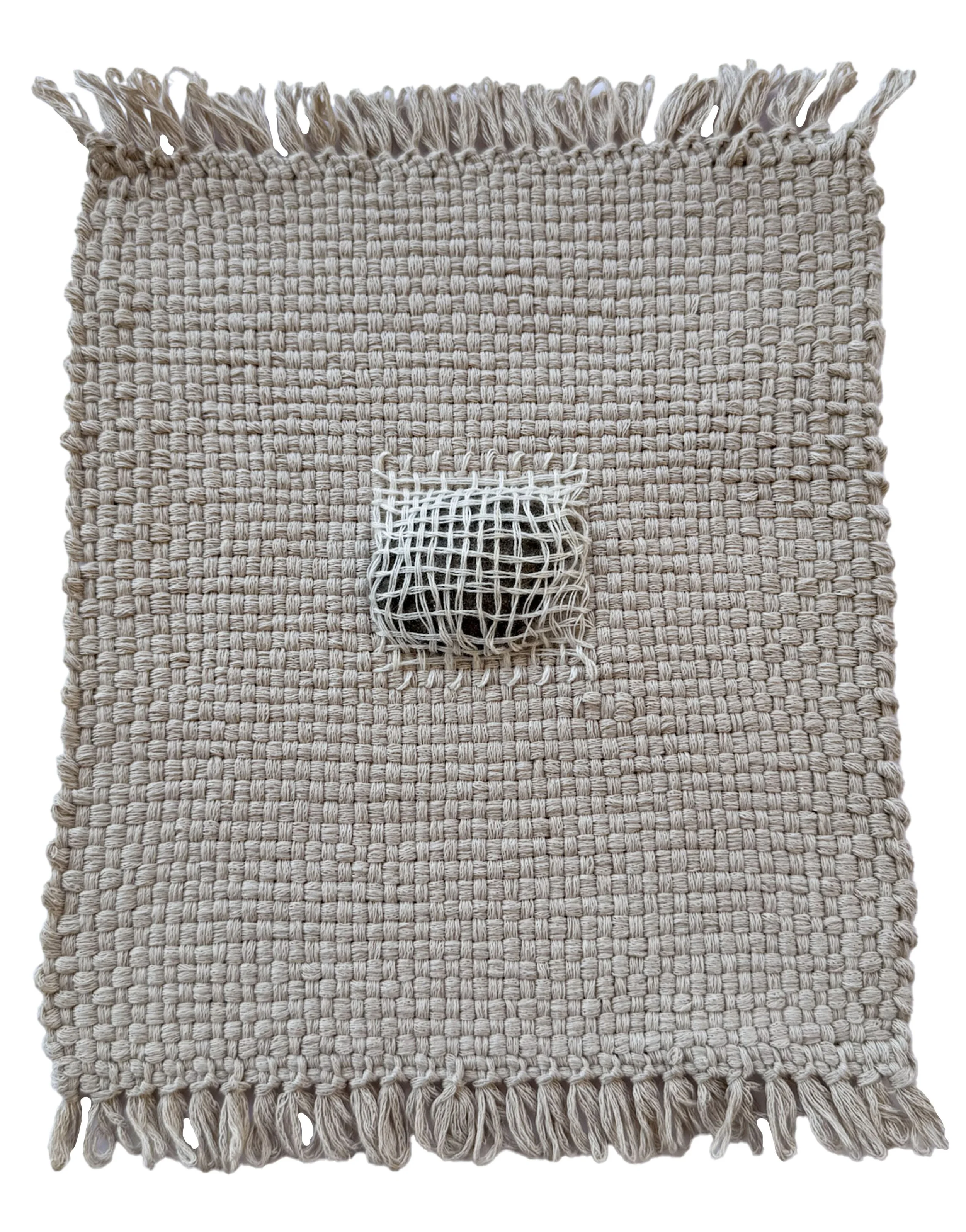 cotton + linen + stone