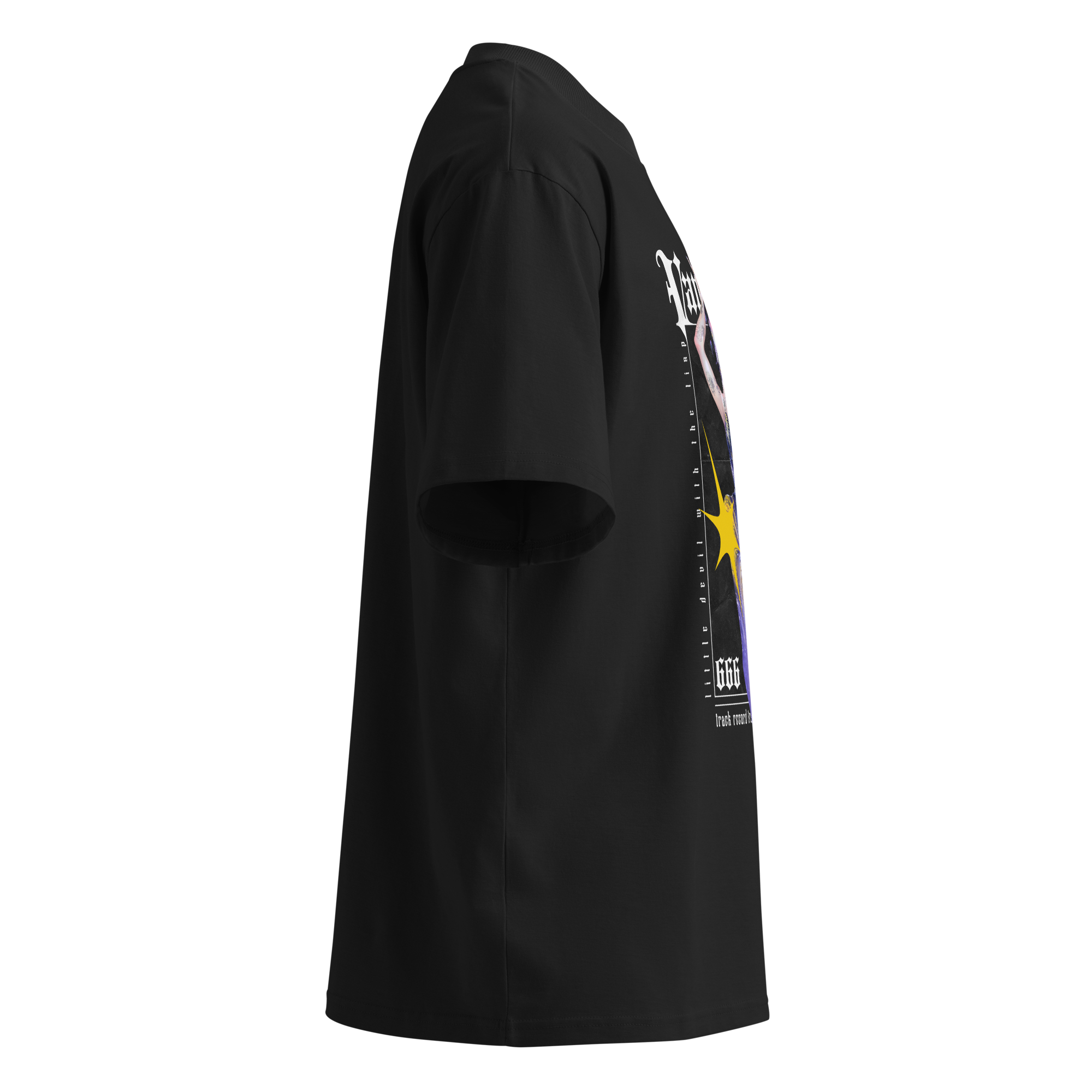 Crowned Queen - Unisex organic oversized high neck t-shirt