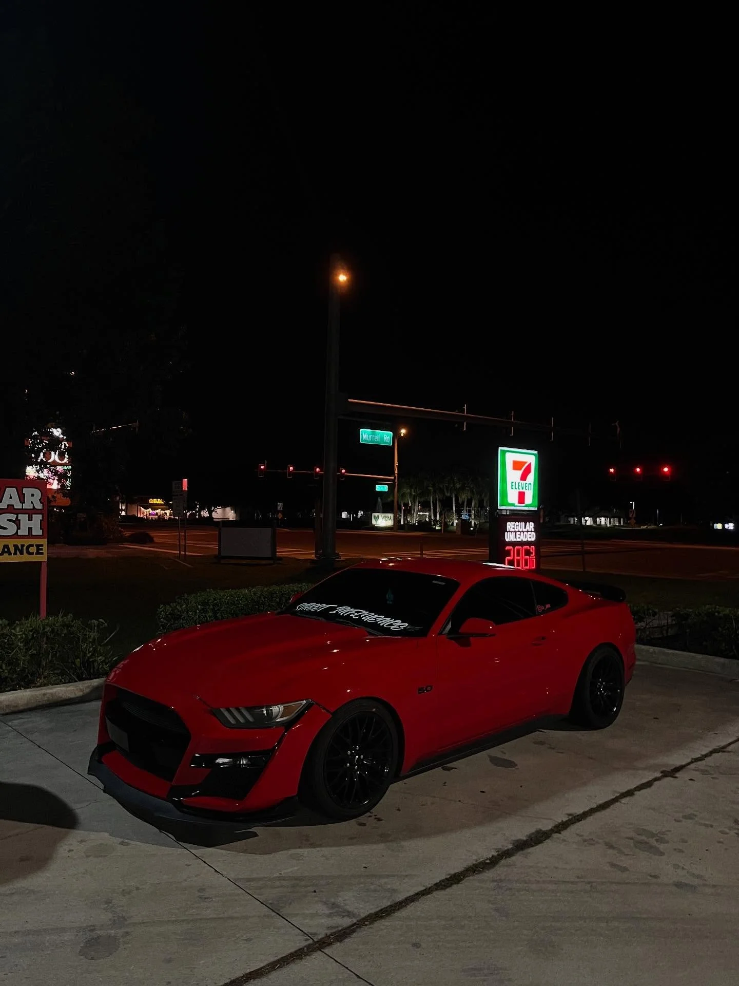 friday night lights&rsquo; 
-
-
#foryoupage💙 #foryou #explorepageًًً #exploretheglobe #mustang50 #suburu #hondanation #carmeet #7eleven #freeslurpeeday