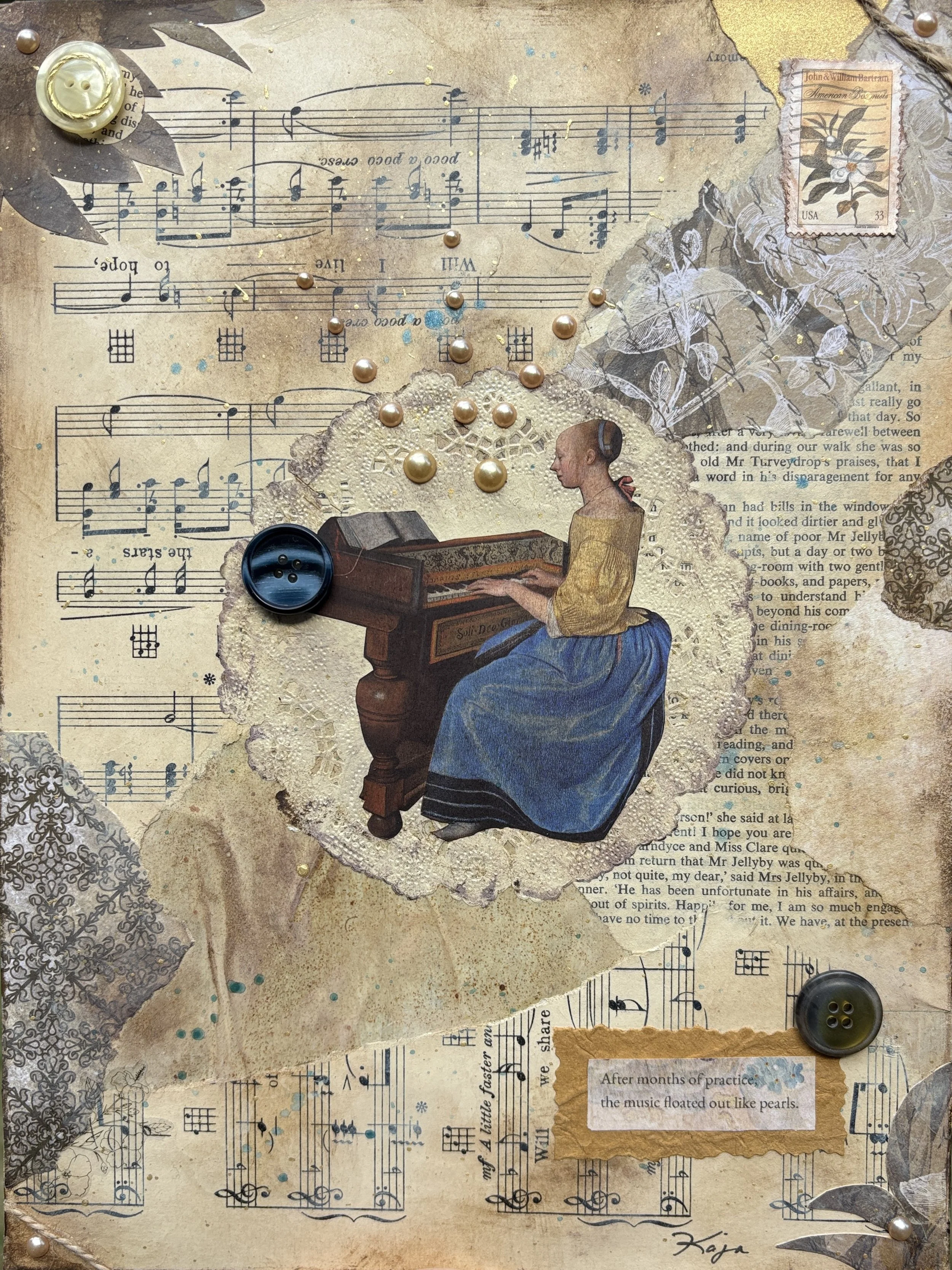 Young Woman at Harpsichord