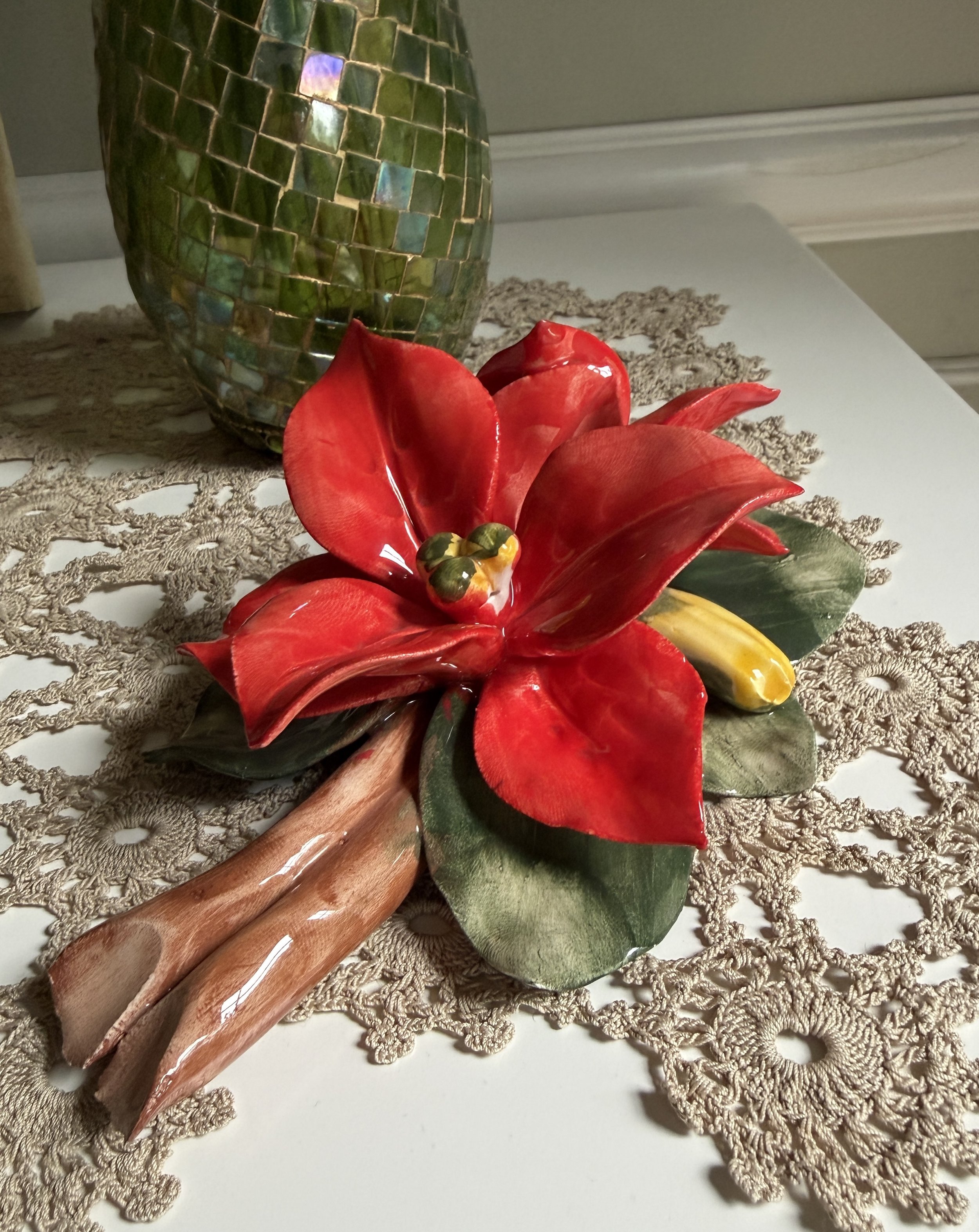 Porcelain Poinsettia