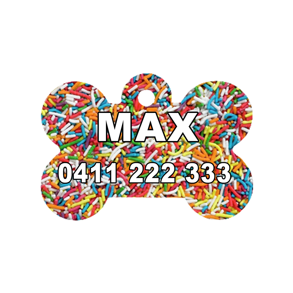 Sprinkles Dog ID Tag