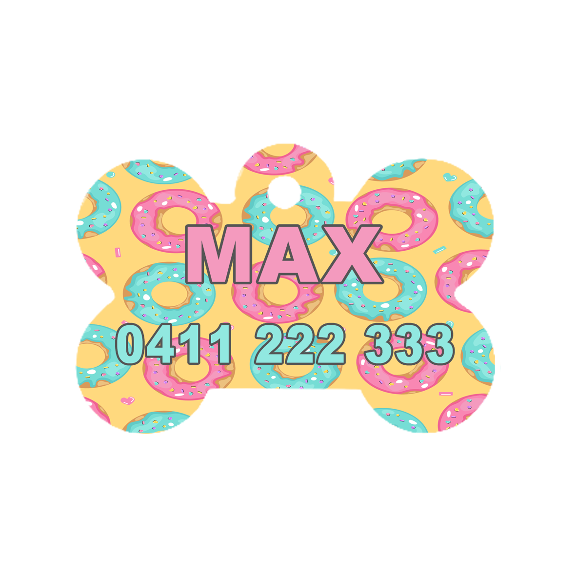 Doughnut Dog ID Tag