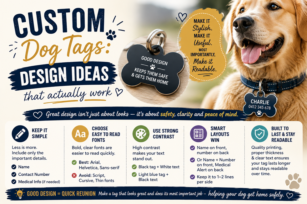 custom dog tag design ideas