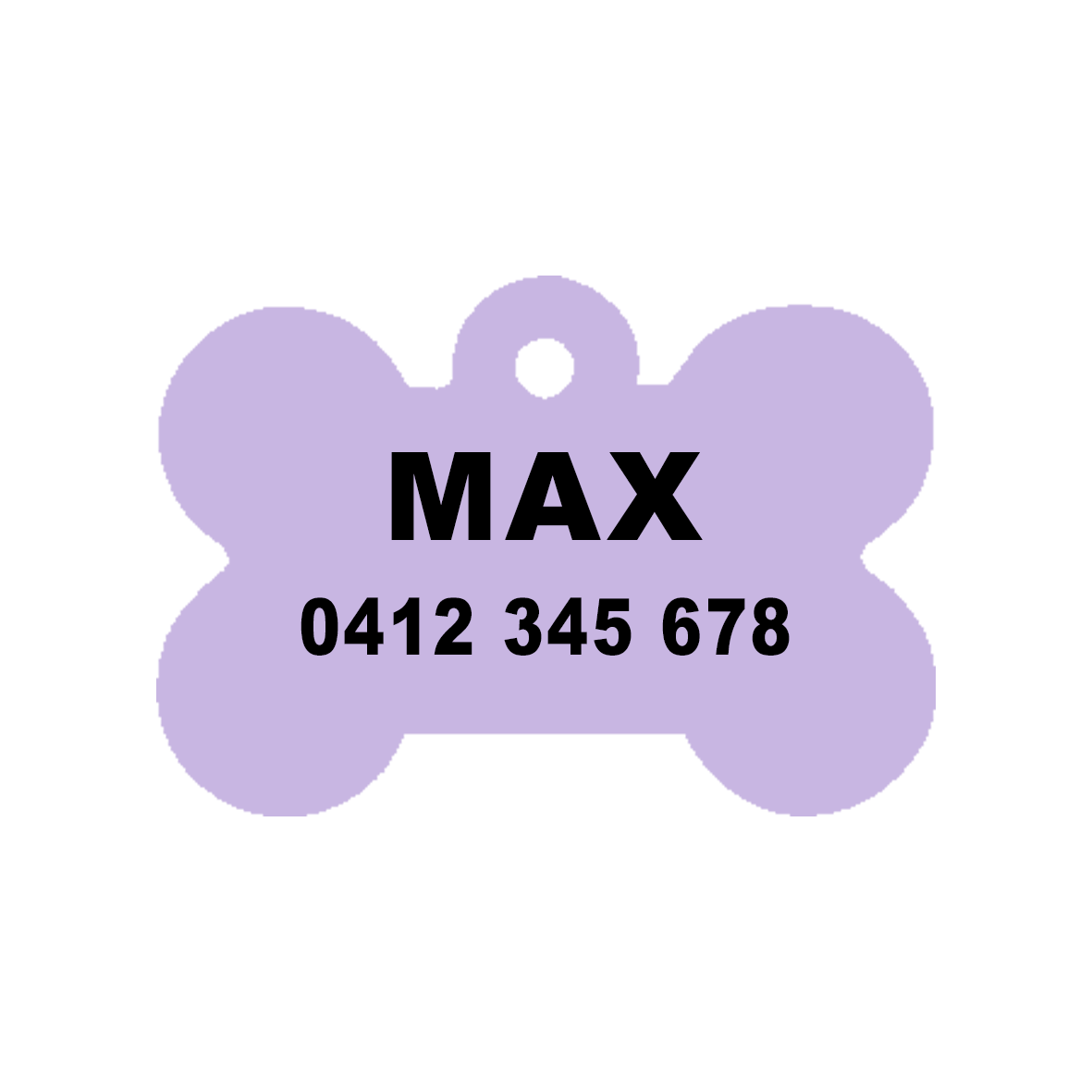 Lavender Dream Dog ID Tag