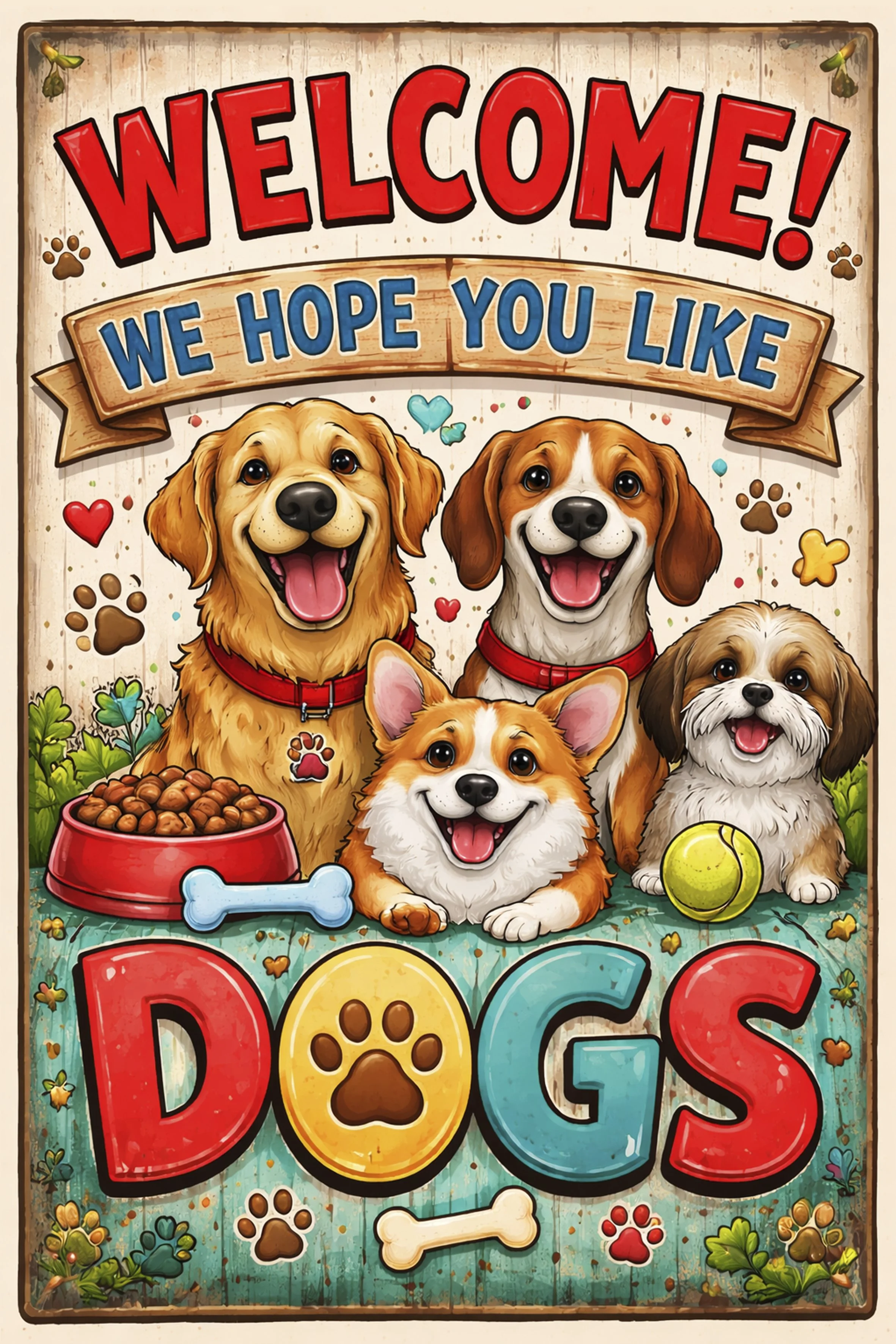 Welcome, we hope you like Dogs Sign