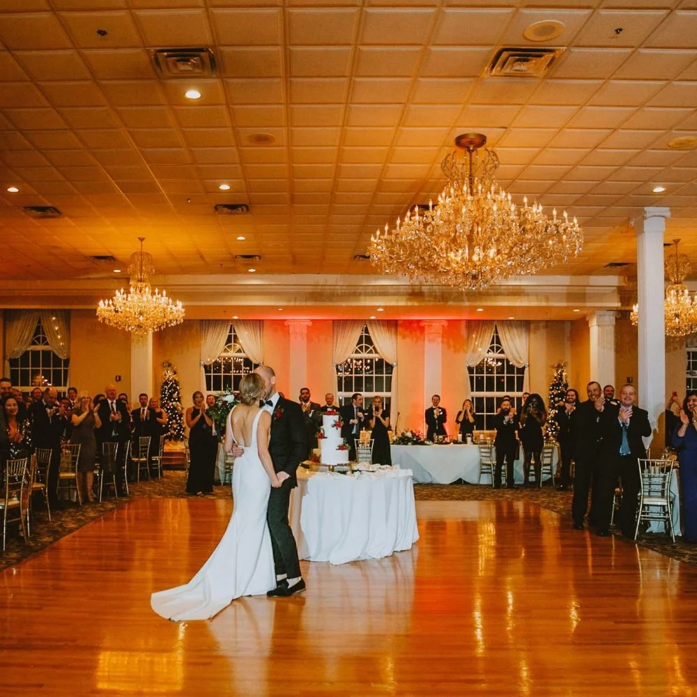 Wedding reception hosted at the Abbington