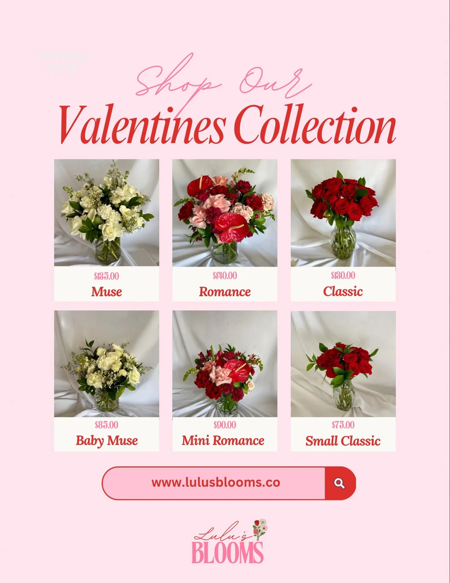 Our Valentine&rsquo;s Day Collection is now available for purchase and preorder on our website. Featuring elegant arrangements designed for every kind of love 🌹

Place your order now for your Valentine&rsquo;s flowers and let us take care of the res