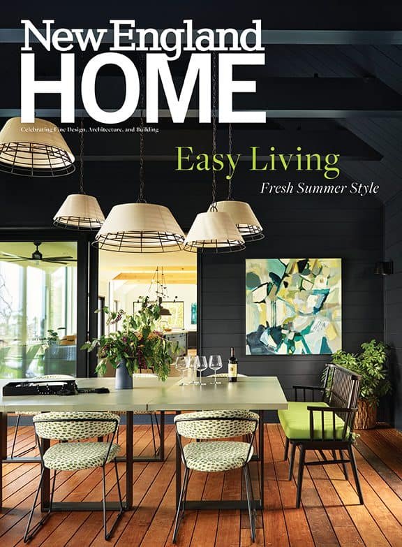 Howell Custom Building Group featured in a cover of New England Home magazine. 