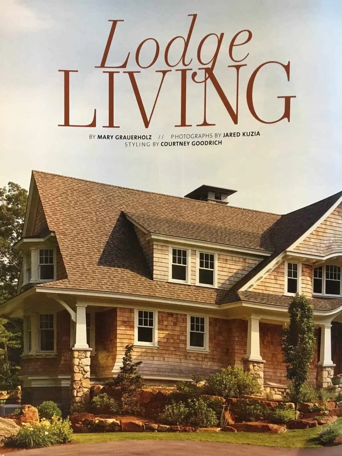 Howell Custom Building Group featured in an issue of Lodge to Living