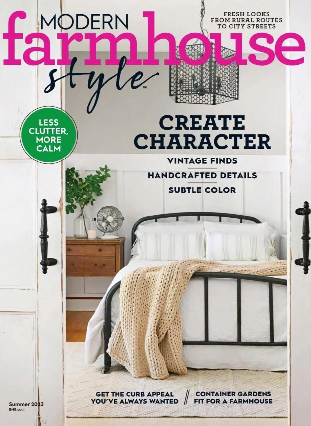 Howell Custom Building Group featured in an issue of Modern Farmhouse Style magazine.