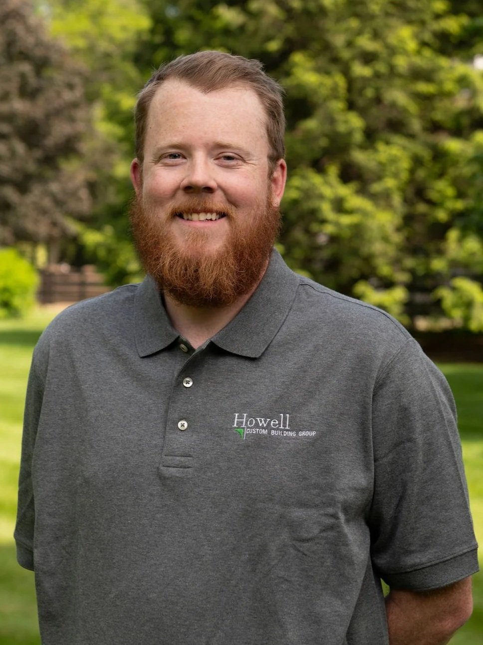 A headshot of Kevin Tisdale, a carpenter at Howell Custom Building Group.